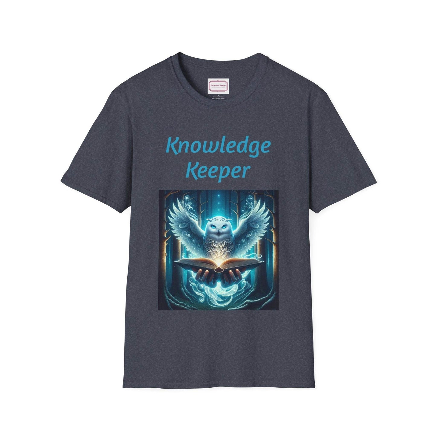 Knowledge Keeper Owl T-Shirt for Book Lovers - Proud Reader - The Dreamer's Bookshop.