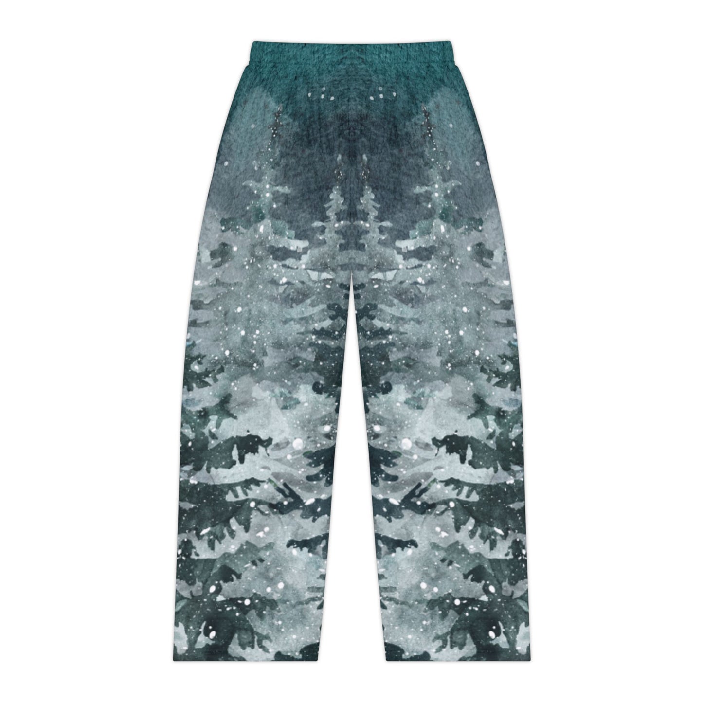 Winter Forest Pajama Pants – Women's Cozy All-Over Print Loungewear
