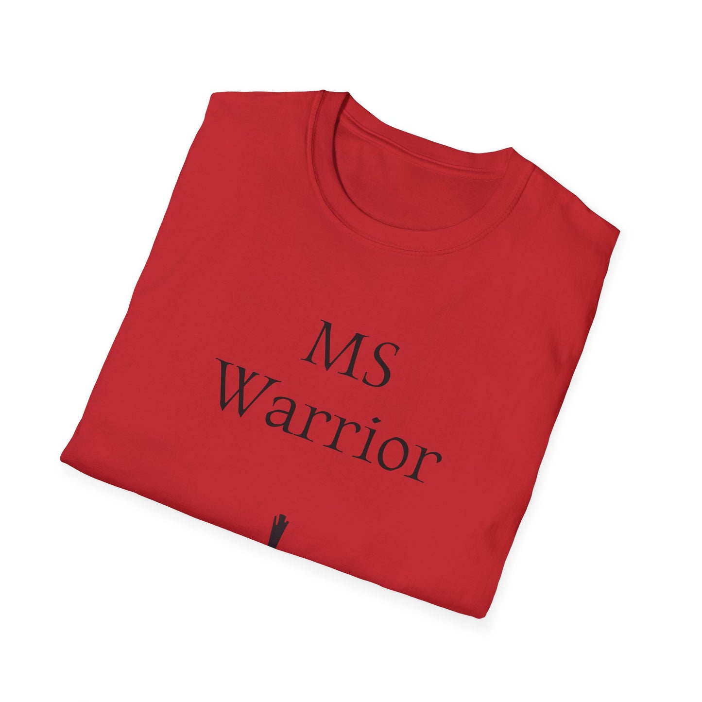 M.S. Warrior Unisex Softstyle T-Shirt - Empowering Battle for Women's Health