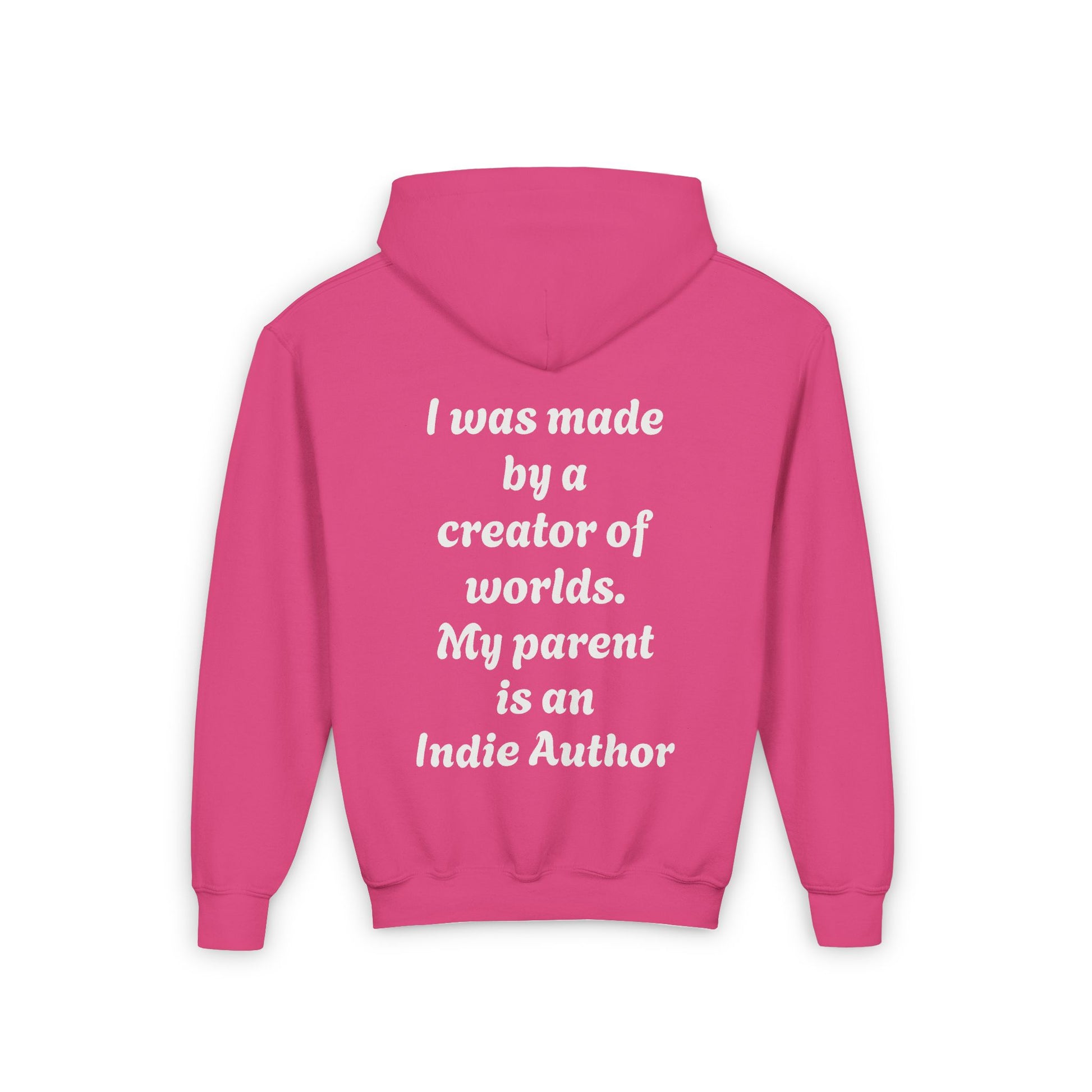 US (Ww) - Youth Heavy Blend Hooded Sweatshirt - "Born to be Original" & "Created by a Creator of Worlds" - The Dreamer's Bookshop.