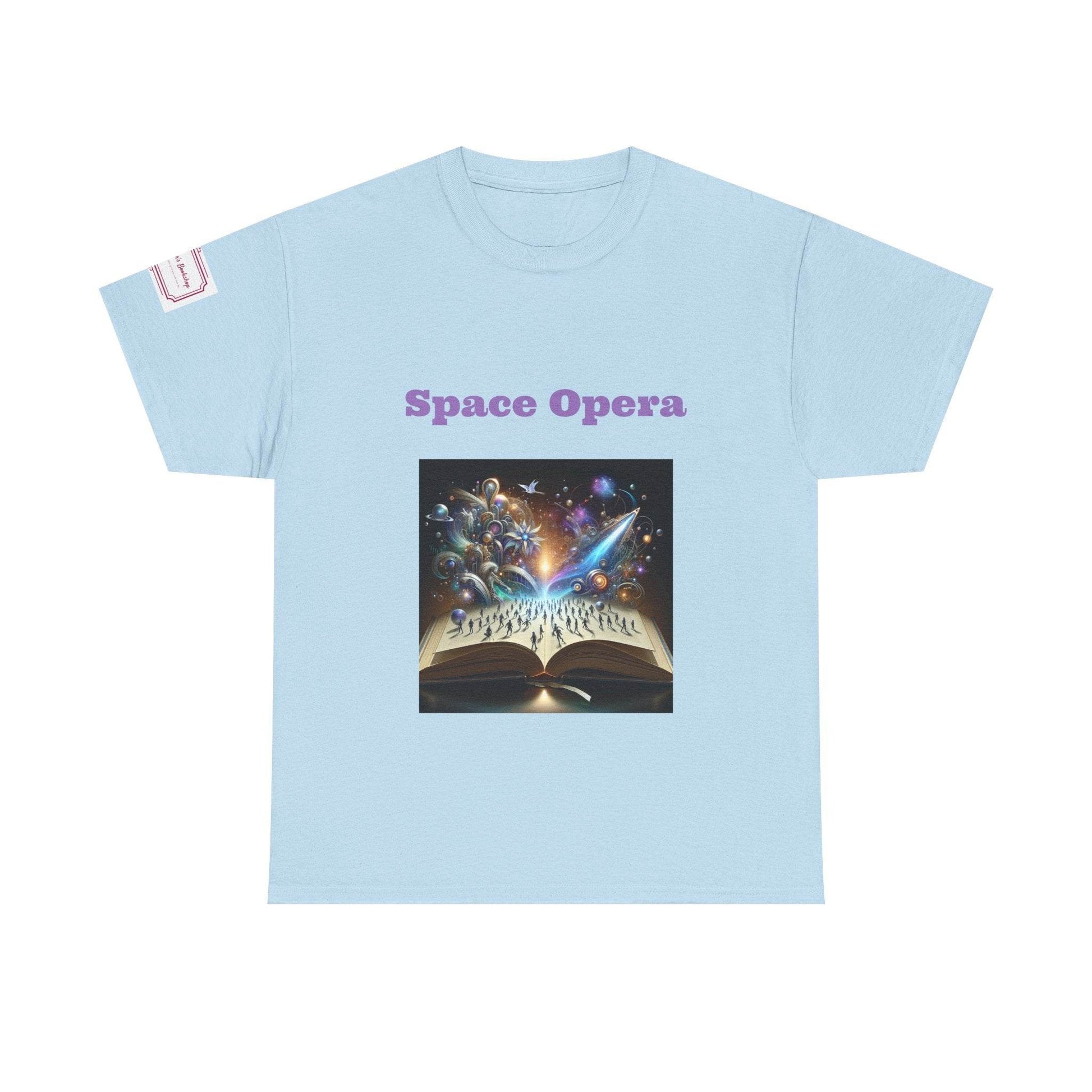 Space Opera - Graphic Unisex Heavy Cotton Tee - Sci-Fi Books - The Dreamer's Bookshop.