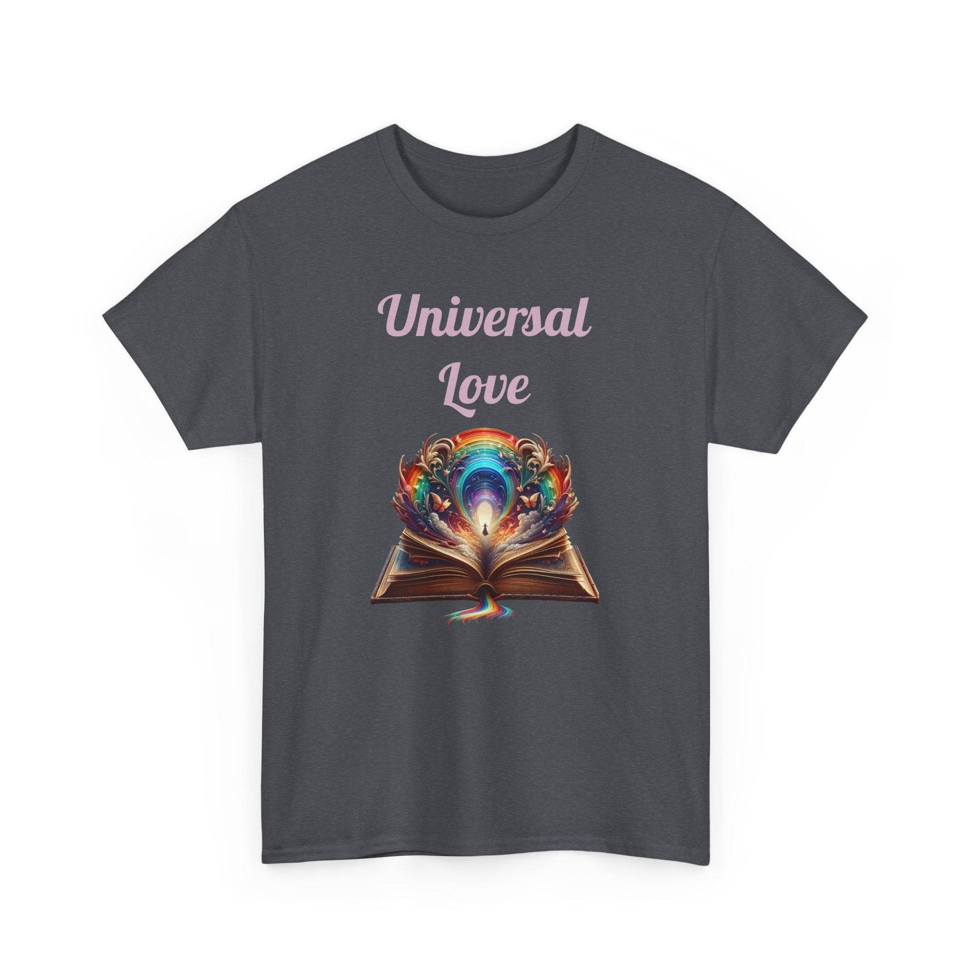 Universal Love - Graphic Tee - Unisex Heavy Cotton T-Shirt Queer Romance Books - The Dreamer's Bookshop.