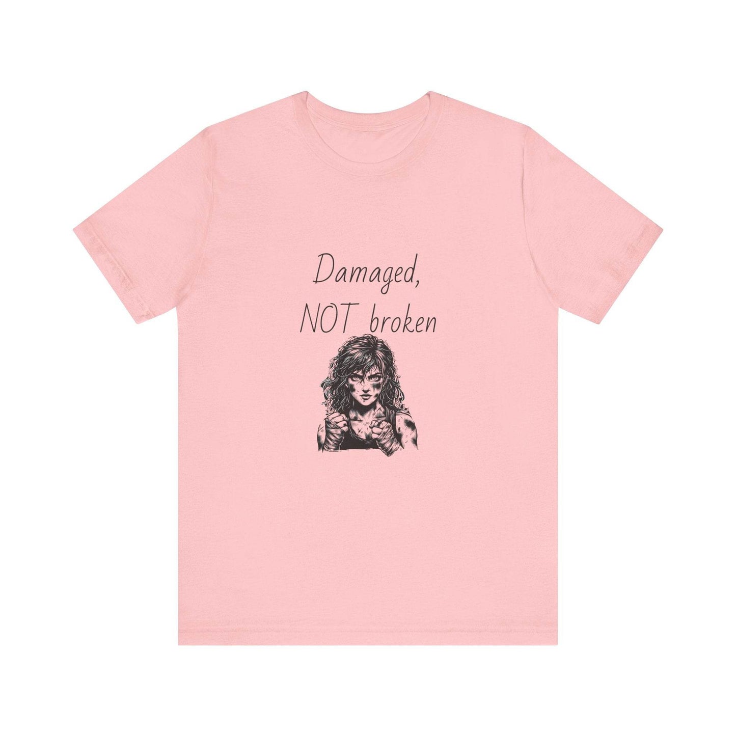 Fierce Survivor Unisex Short Sleeve Tee - Damaged, NOT broken - The Dreamer's Bookshop.
