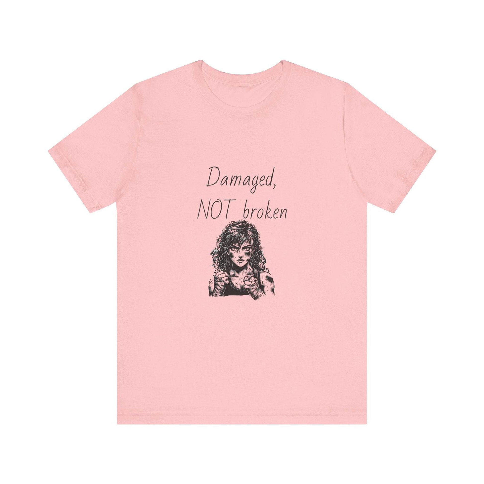 Fierce Survivor Unisex Short Sleeve Tee - Damaged, NOT broken - The Dreamer's Bookshop.