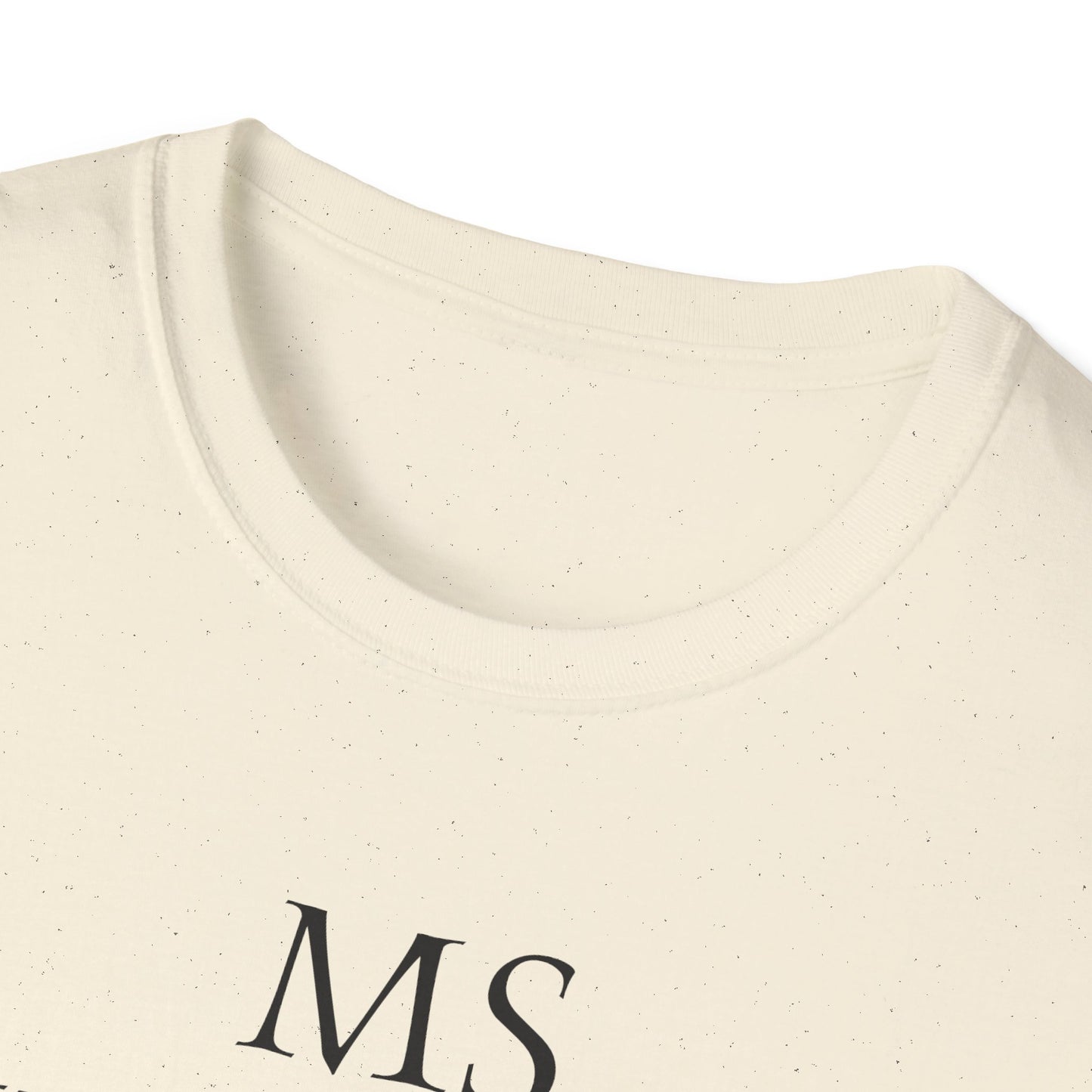 M.S. Warrior Unisex Softstyle T-Shirt - Empowering Graphic Tee for Women's Health Awareness