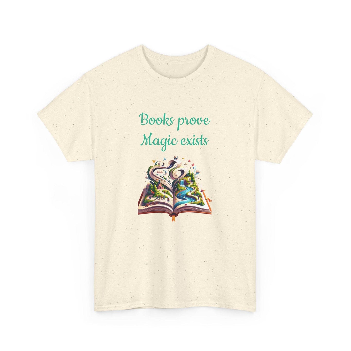Magic Exists -A Unisex Heavy Cotton Tee - Perfect Gift for Book Lovers - The Dreamer's Bookshop.