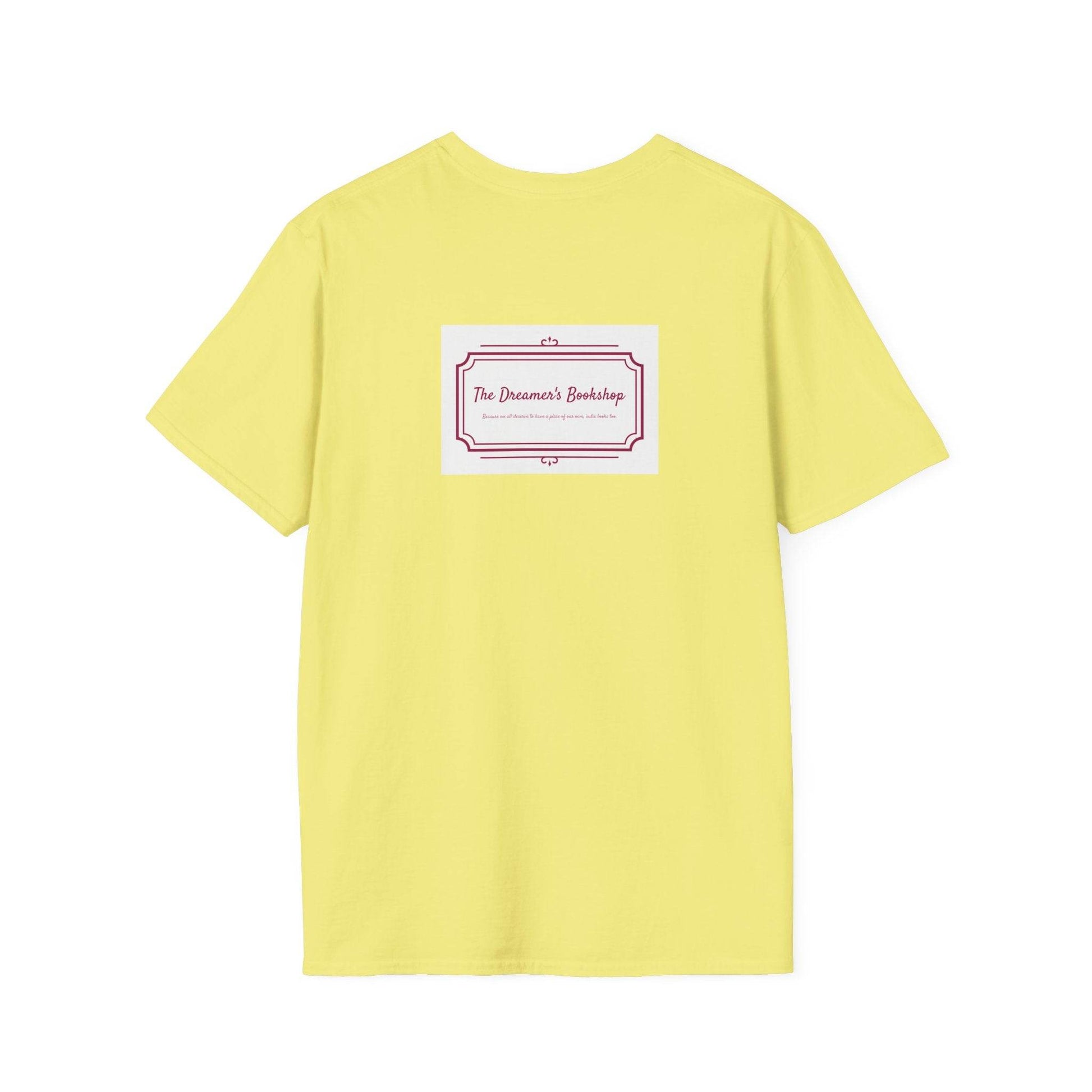 Unisex Softstyle T-Shirt - 'In our bookshop' - The Dreamer's Bookshop.