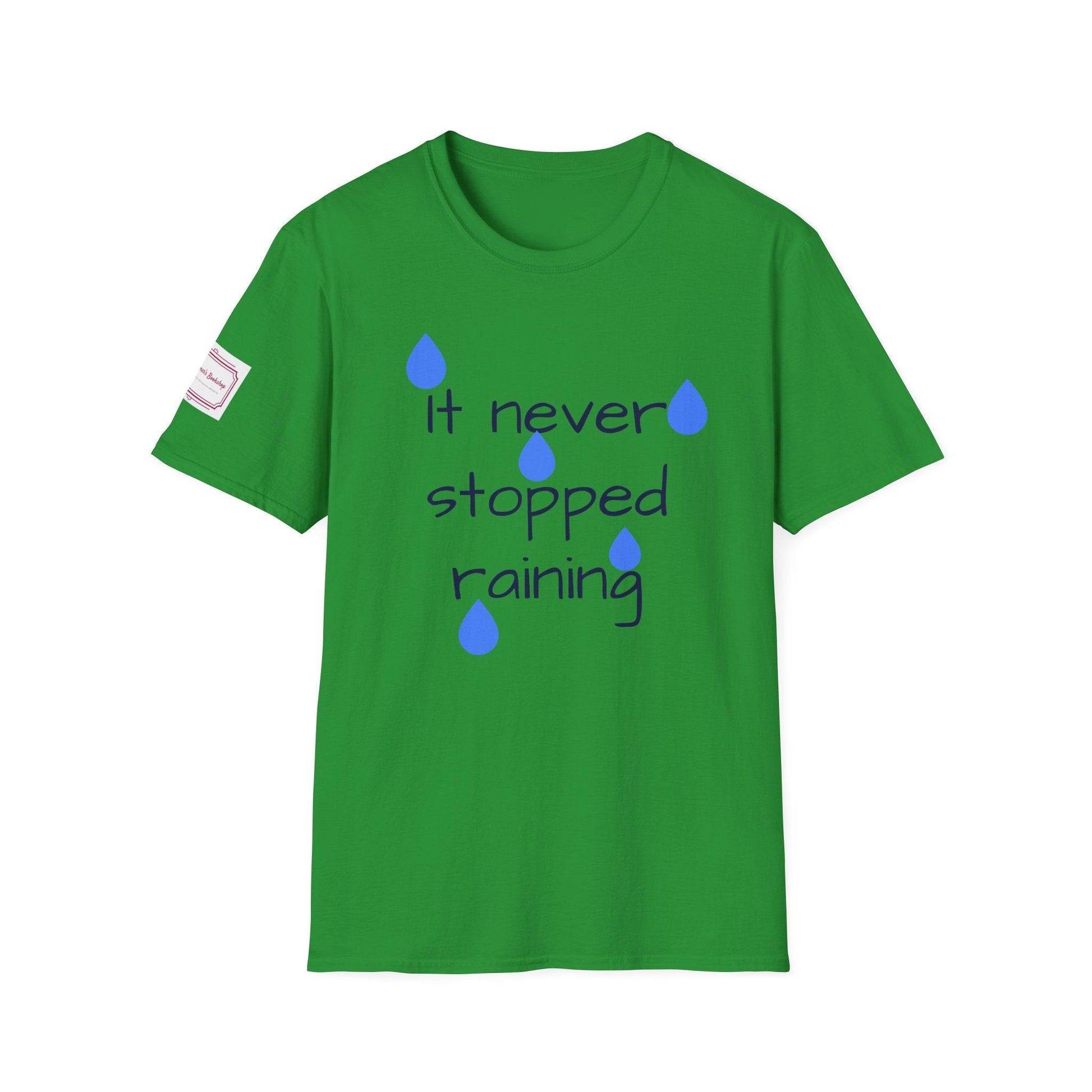 Inspirational Unisex Softstyle T-Shirt - 'Umbrella' Motivational Design - The Dreamer's Bookshop.