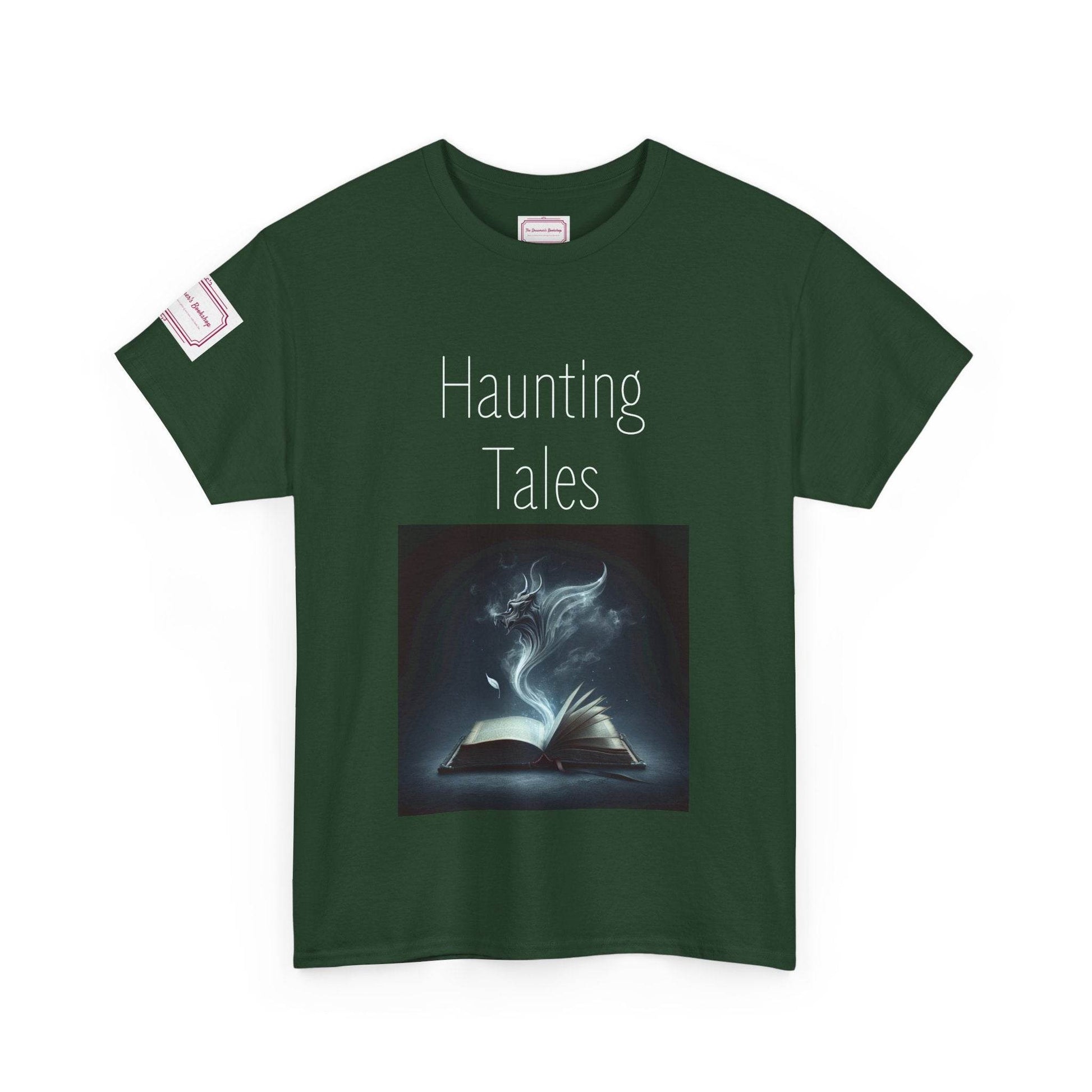 Haunting Tales - Unisex Heavy Cotton Tee - Perfect for Book Lovers - The Dreamer's Bookshop.