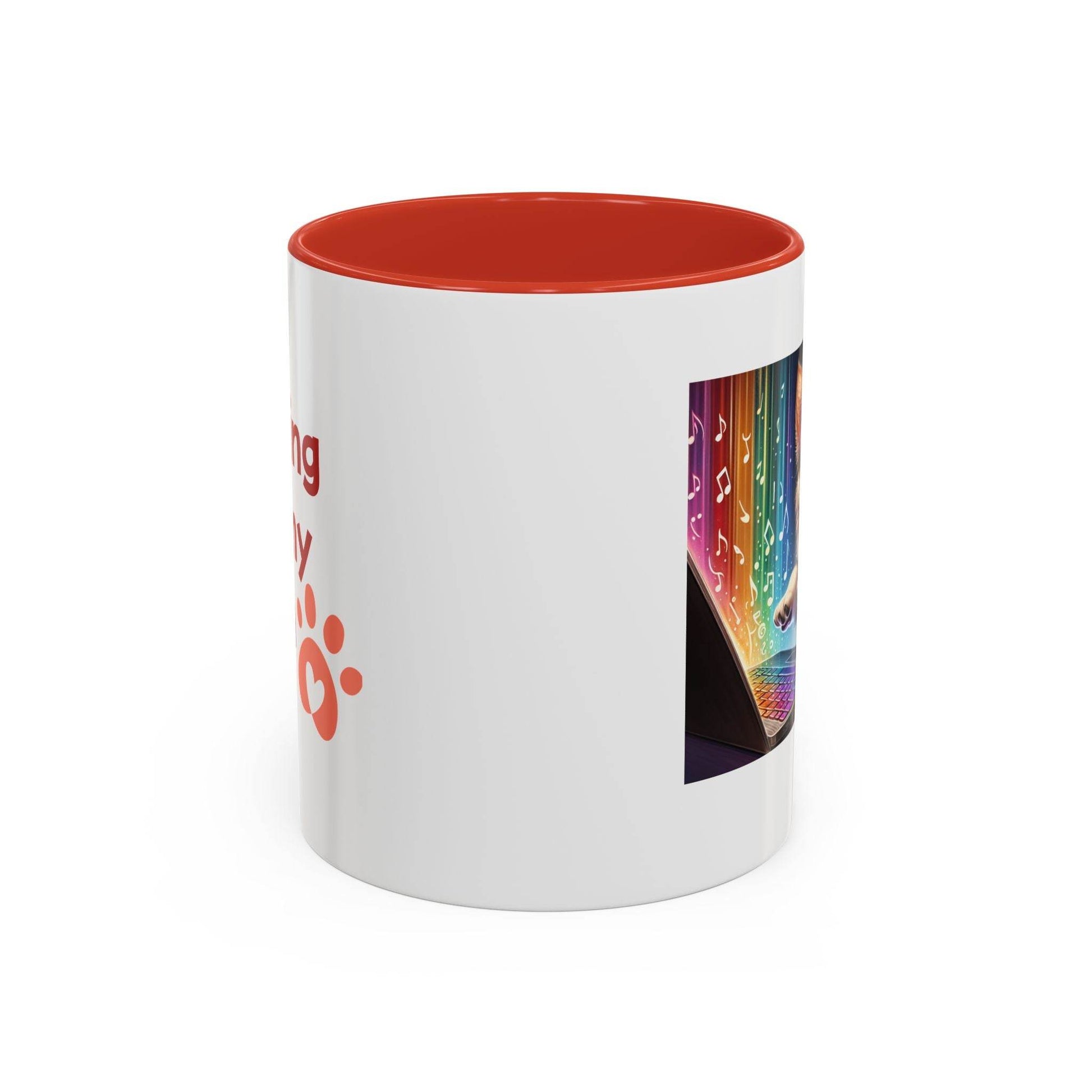 Playful Dog Writer Coffee Mug - Cute Gift for Book Lovers - The Dreamer's Bookshop.