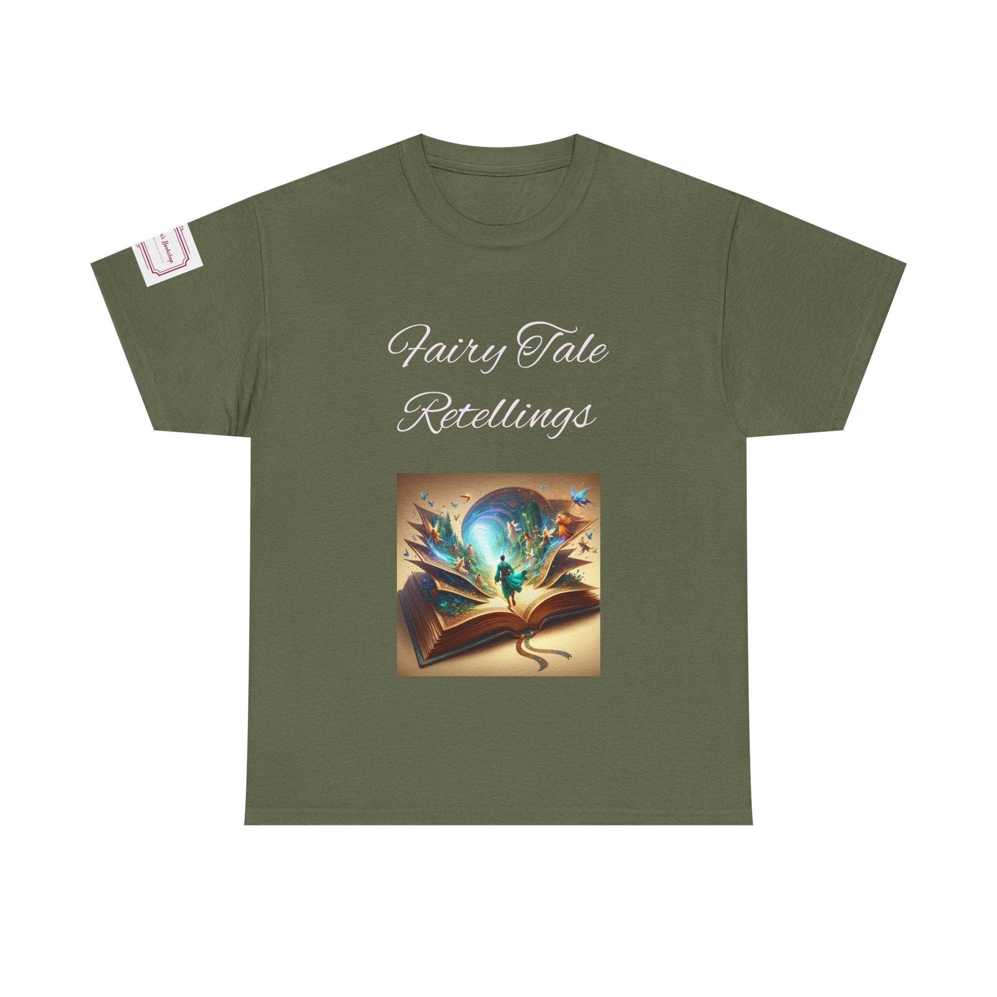 Fiction - Unisex Heavy Cotton Tee - Fairy Tale Retellings - The Dreamer's Bookshop.