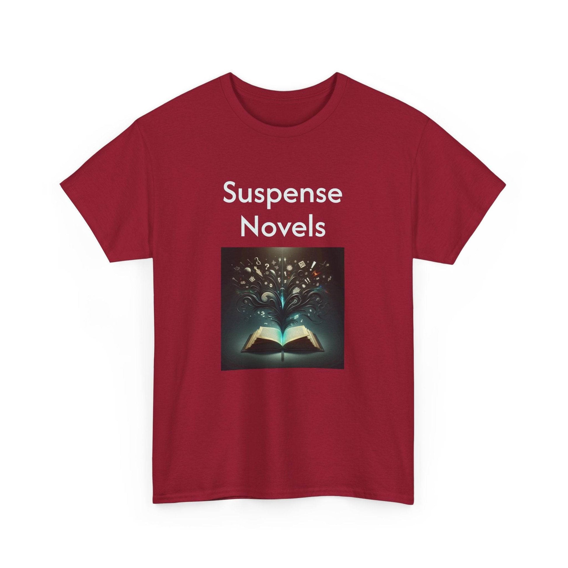 Fiction - Graphic Tee - Unisex Heavy Cotton T-Shirt Suspense Novels - The Dreamer's Bookshop.