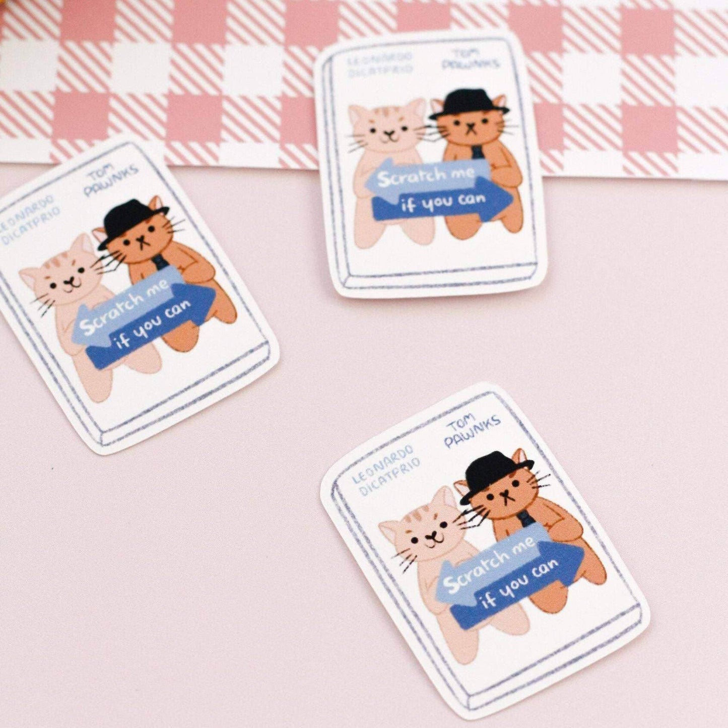 My Sweet Paper Card - Kras me als je kunt - Kattensticker - The Dreamer's Bookshop.