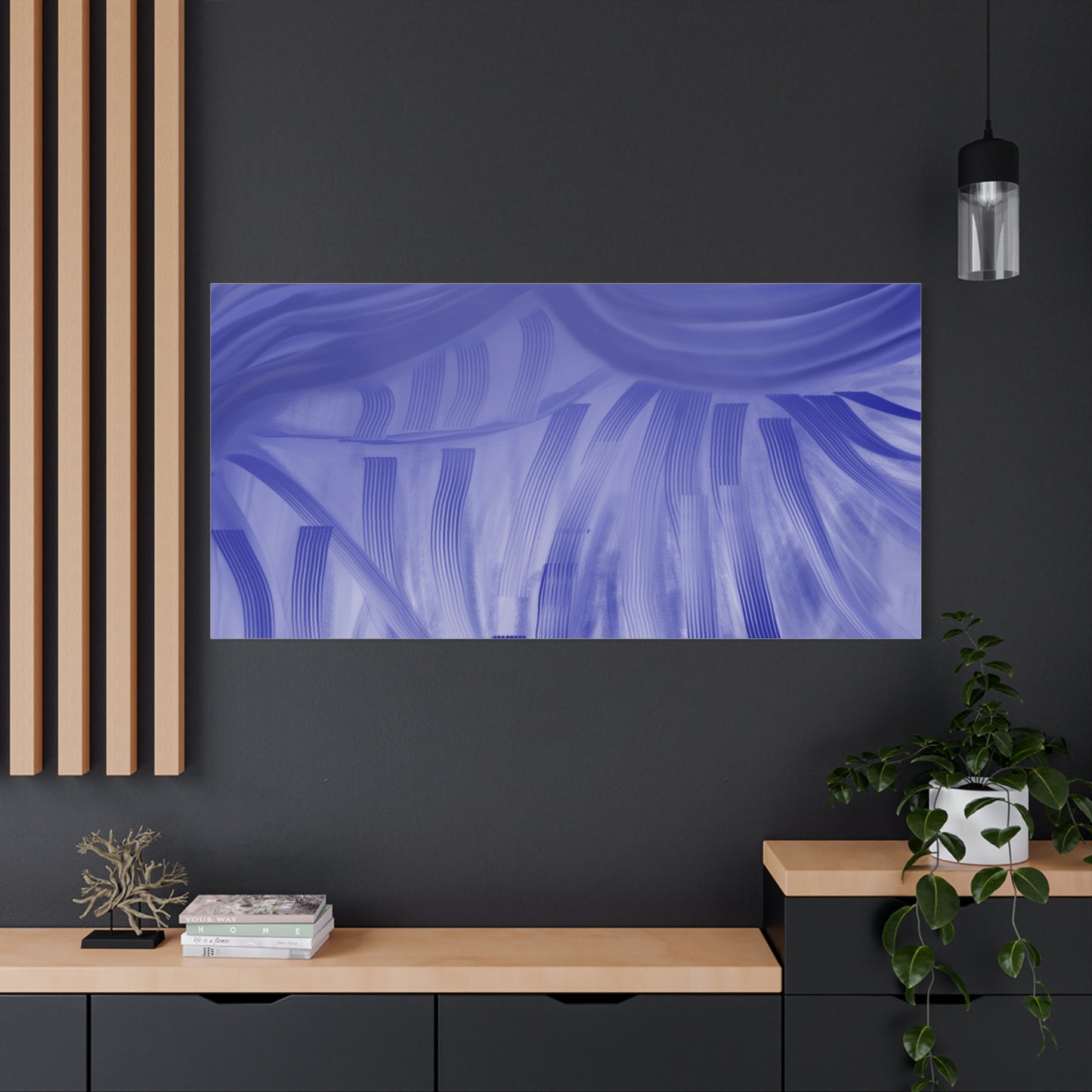 Pastel Dream Canvas *Sky in Tears* Visual Poetry