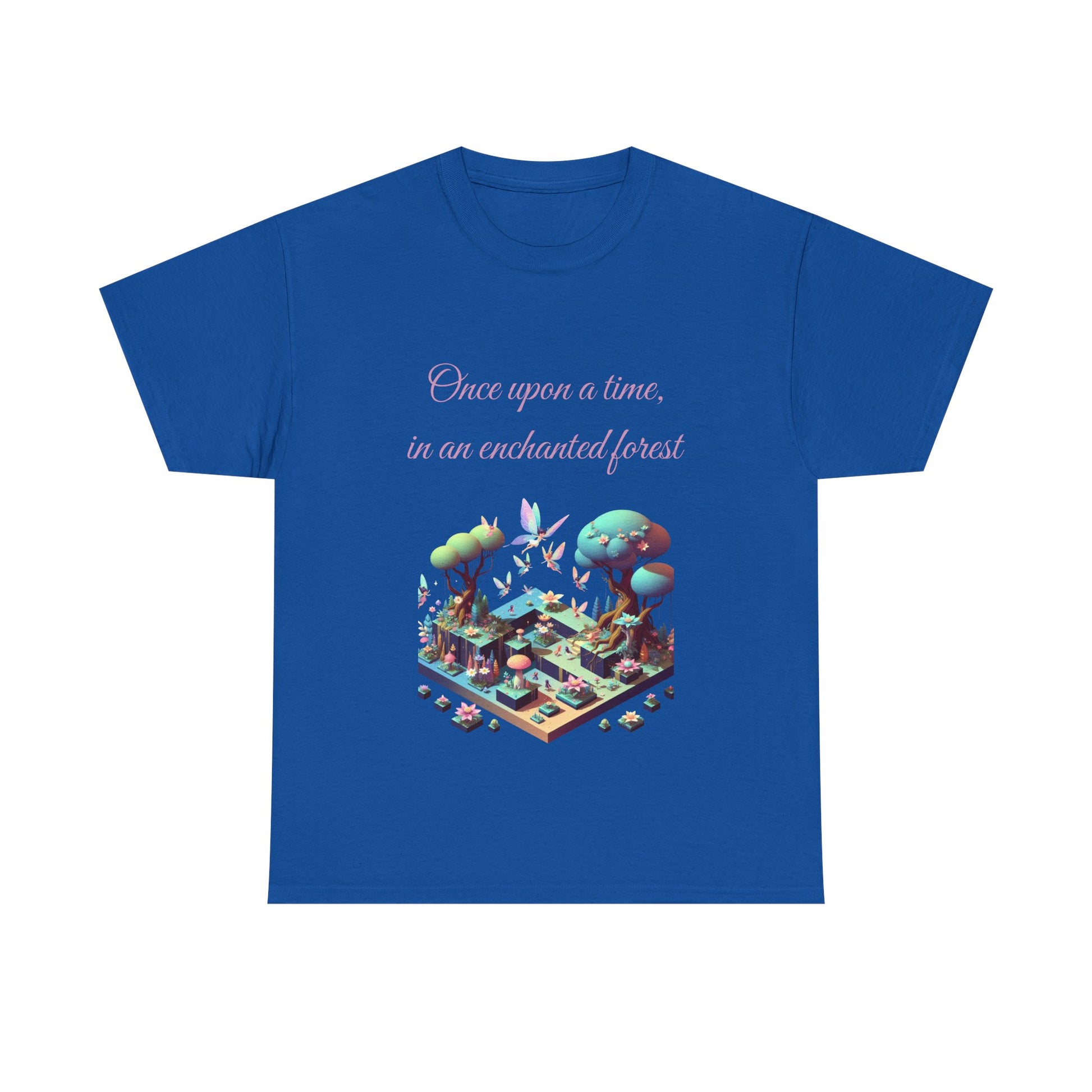 Book Lover's Unisex Heavy Cotton Tee - "Enchanted Forest" - The Dreamer's Bookshop.