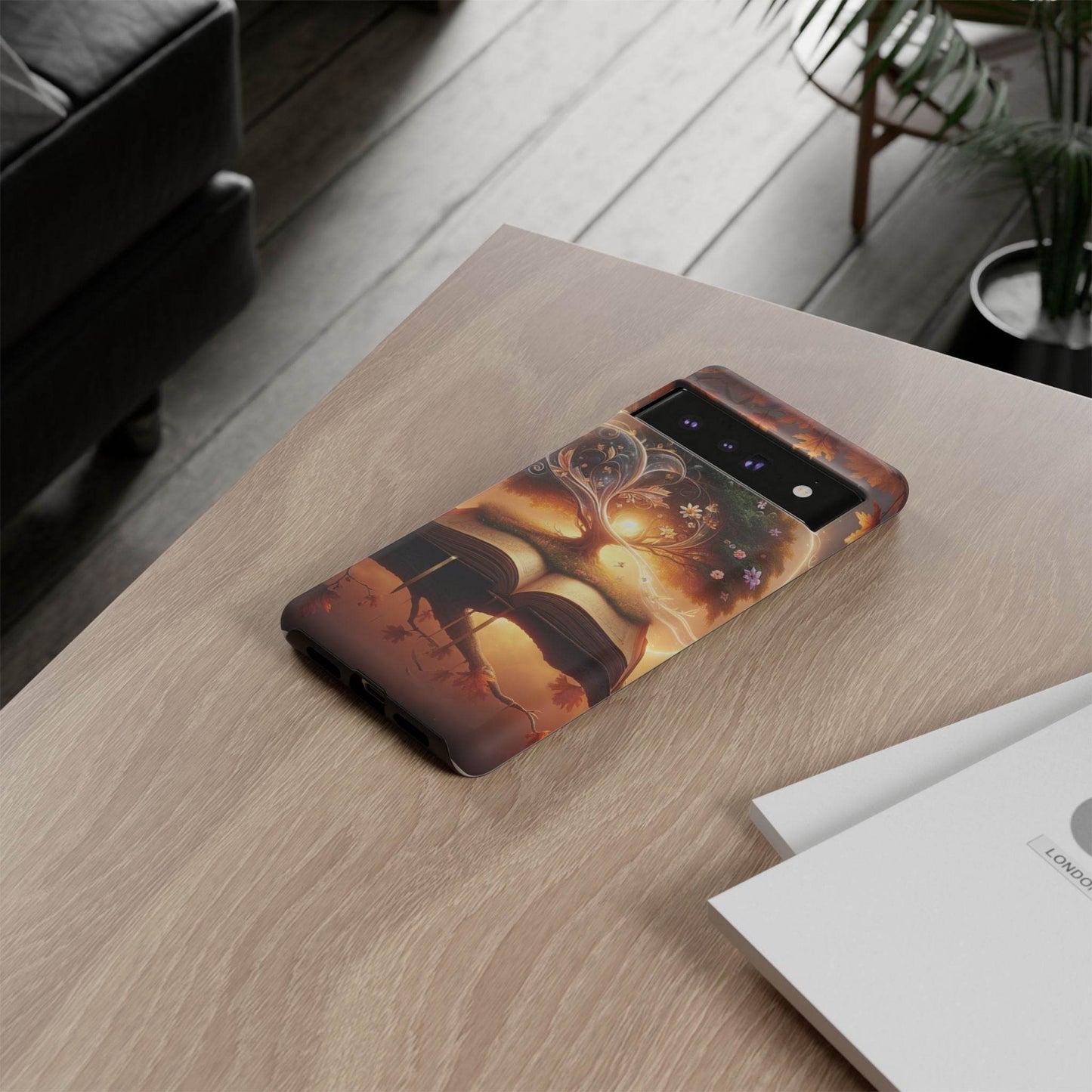 Google & Samsung - Artistic Phone Case with BookishTree Design - Tough Cases - The Dreamer's Bookshop.