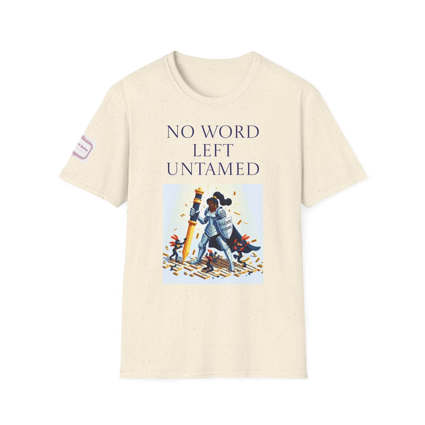 Inspirational Unisex Softstyle T-Shirt - 'No Word' Motivational Design - The Dreamer's Bookshop.
