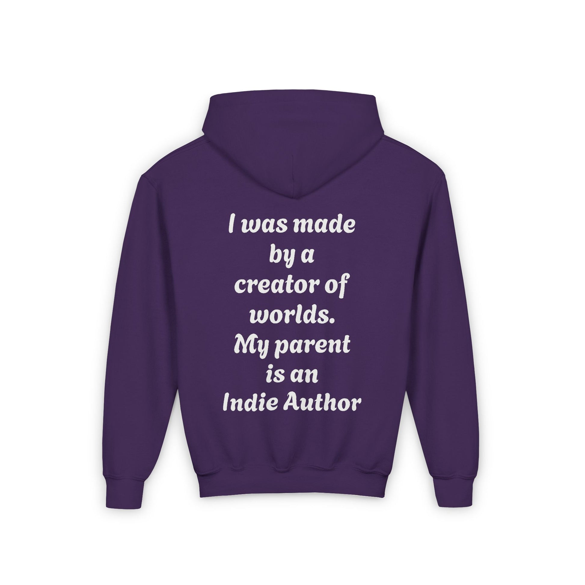 US (Ww) - Youth Heavy Blend Hooded Sweatshirt - "Born to be Original" & "Created by a Creator of Worlds" - The Dreamer's Bookshop.
