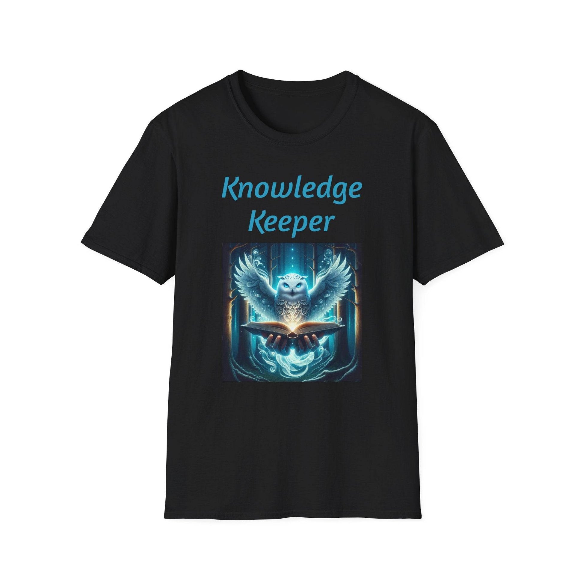 Knowledge Keeper Unisex Softstyle T-Shirt - Perfect for Book Lovers & Scholars - Proud Reader - The Dreamer's Bookshop.