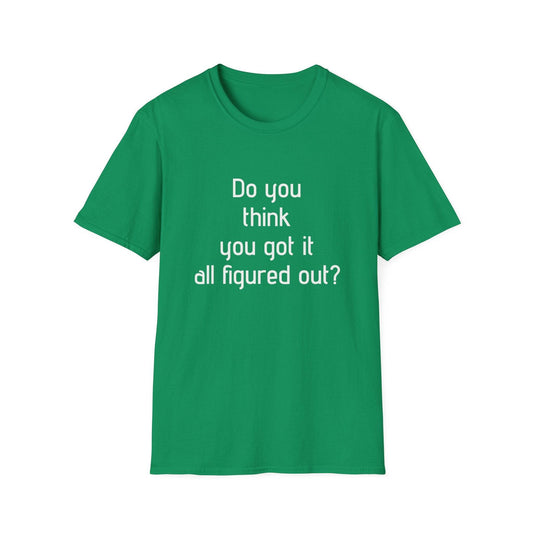 Unisex Softstyle T-Shirt - 'Think Again' - The Dreamer's Bookshop.