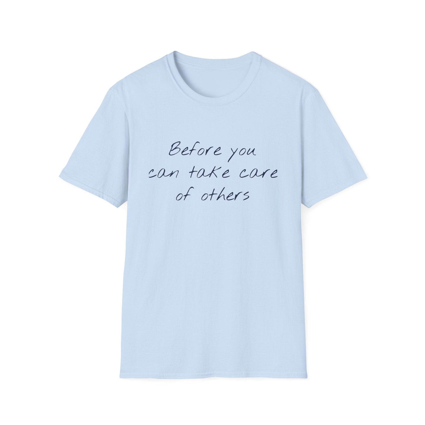 Unisex Softstyle T-Shirt - 'Take Care' Inspirational - The Dreamer's Bookshop.