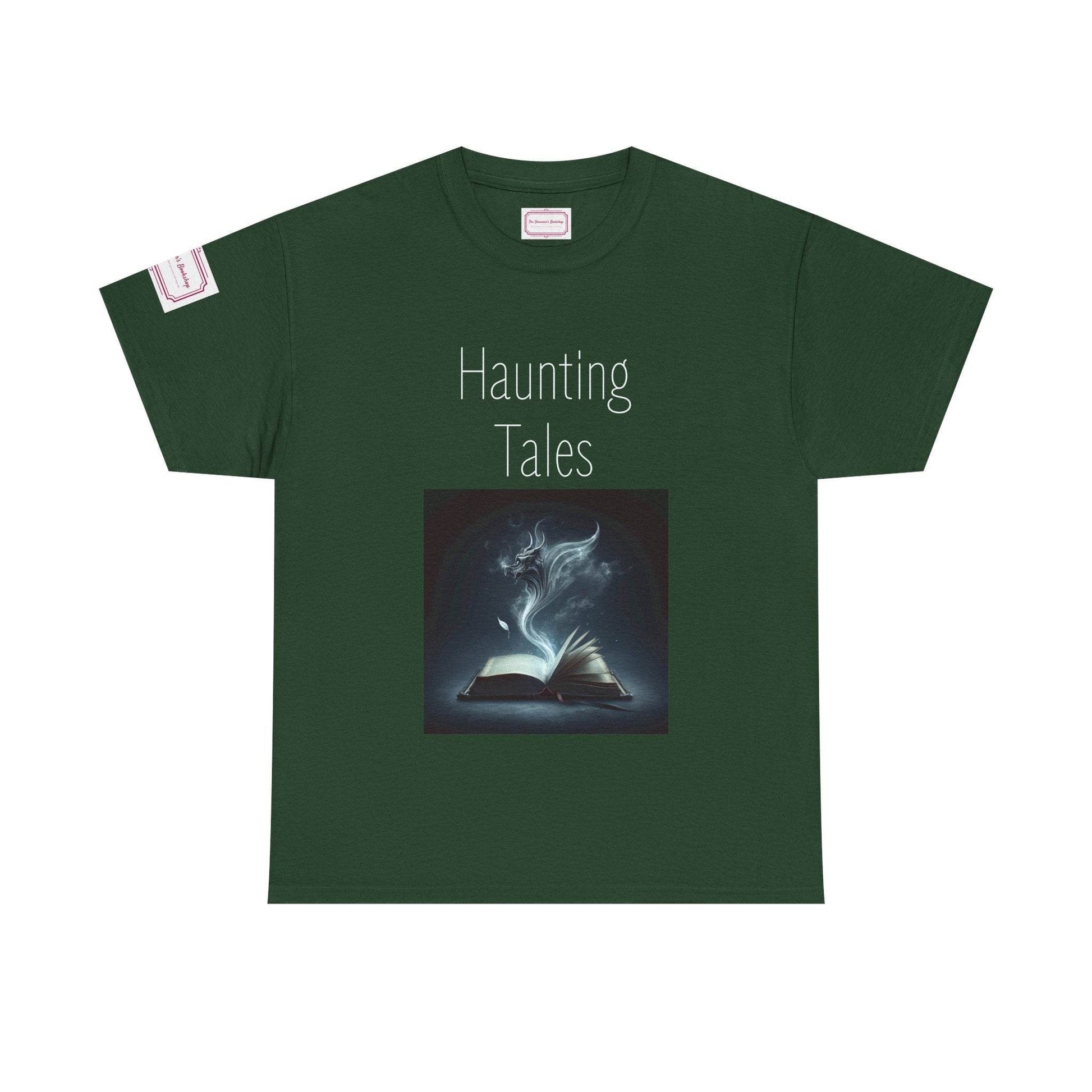 Haunting Tales - Unisex Heavy Cotton Tee - Perfect for Book Lovers - The Dreamer's Bookshop.