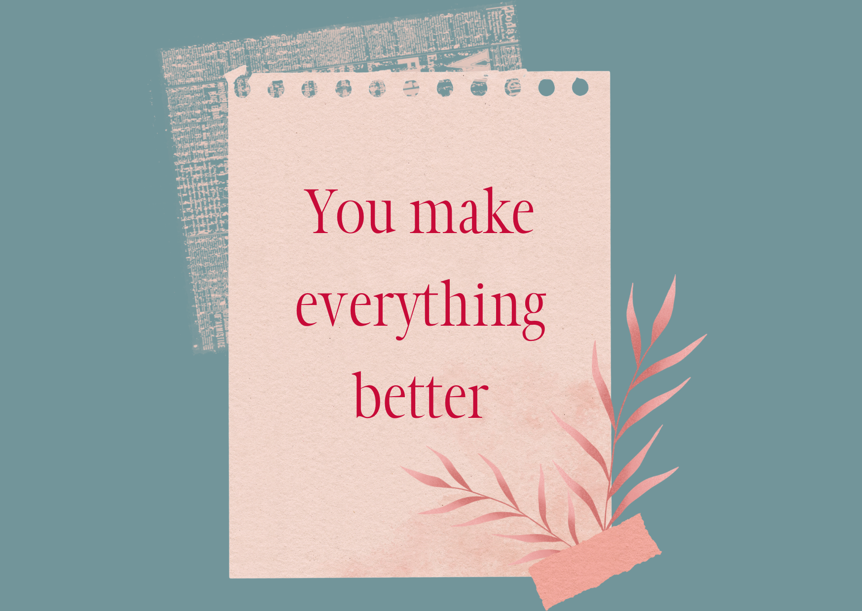 The Dreamer's Bookshop "Everything" Appreciation Card - The Dreamer's Bookshop.