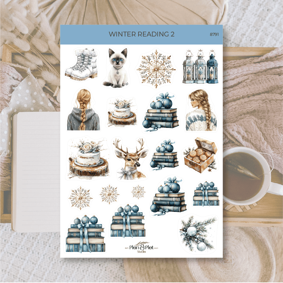 Plan & Plot Studio - Winterlezing 2 | Stickers - The Dreamer's Bookshop.