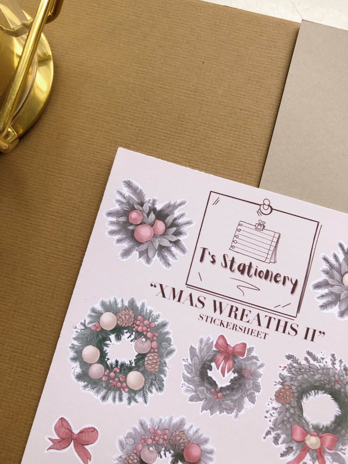 T's Stationery - „Kransen II” - The Dreamer's Bookshop.