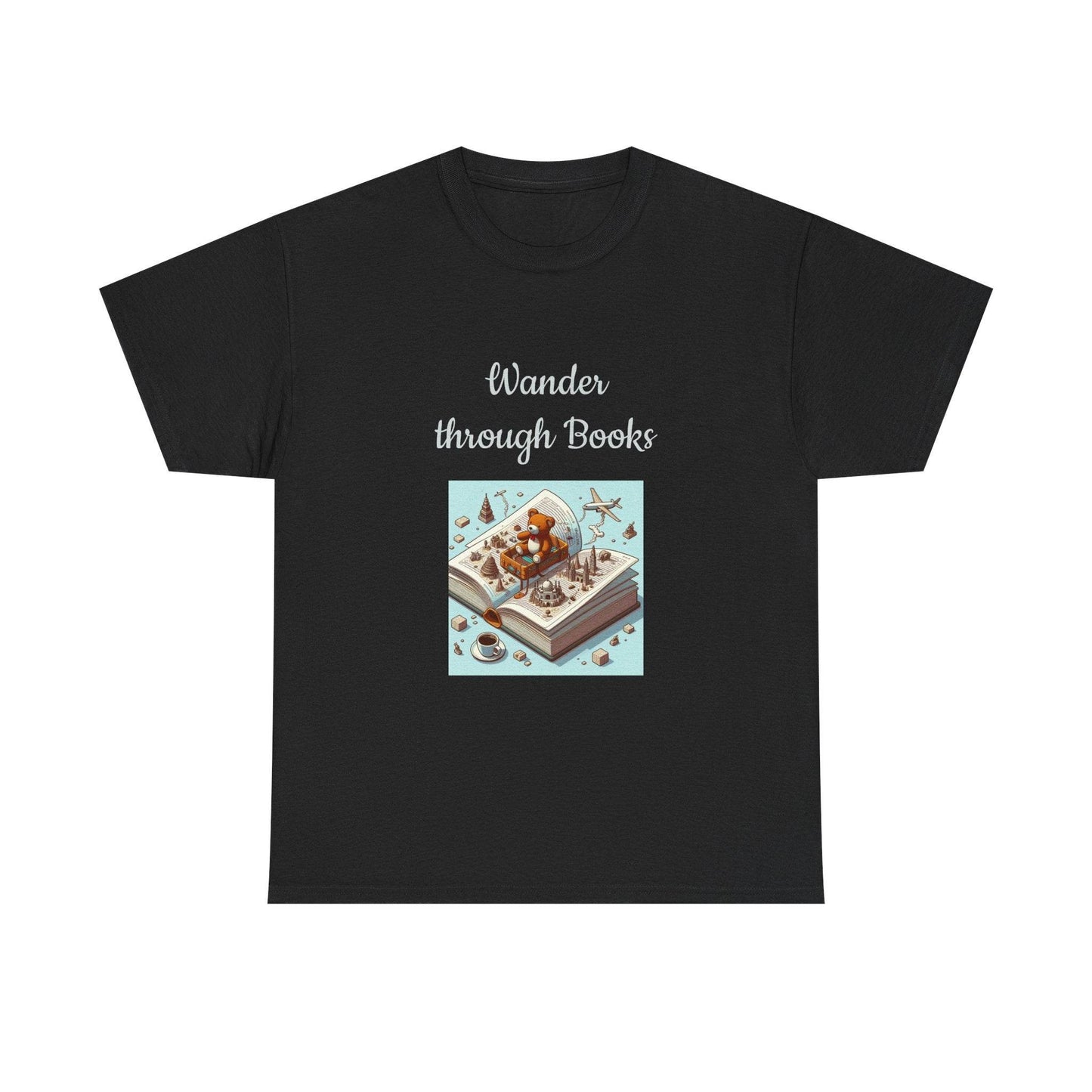 Wander -A Unisex Heavy Cotton Tee - Perfect for Book Lovers - The Dreamer's Bookshop.