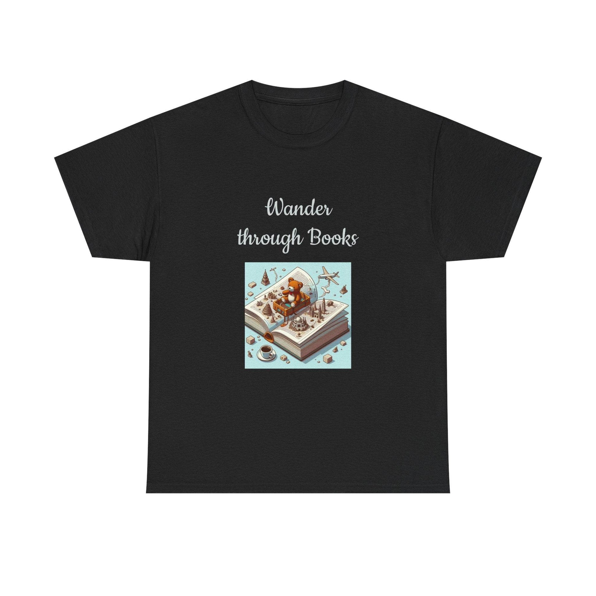 Wander -A Unisex Heavy Cotton Tee - Perfect for Book Lovers - The Dreamer's Bookshop.