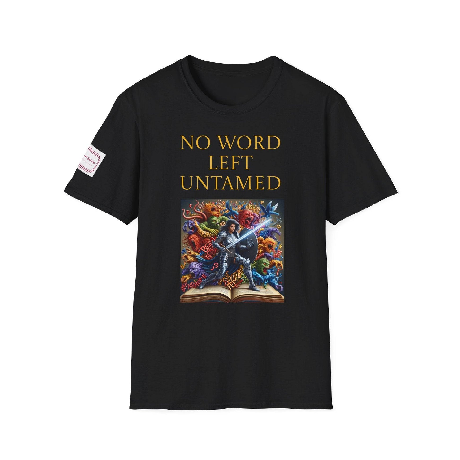Inspirational Unisex Softstyle T-Shirt - 'No Word' Creative Design - The Dreamer's Bookshop.