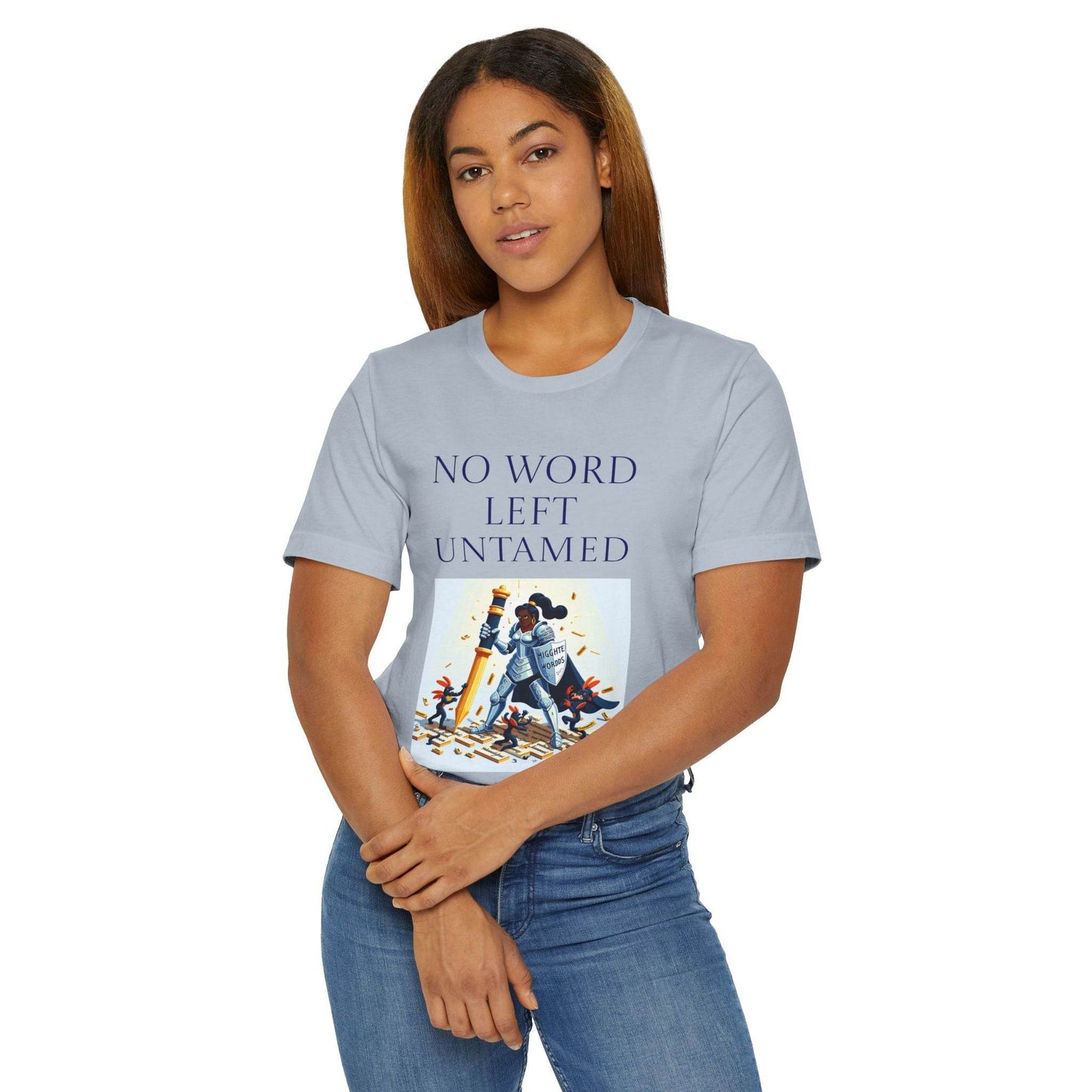 Unisex Jersey T-Shirt - No Word - The Dreamer's Bookshop.