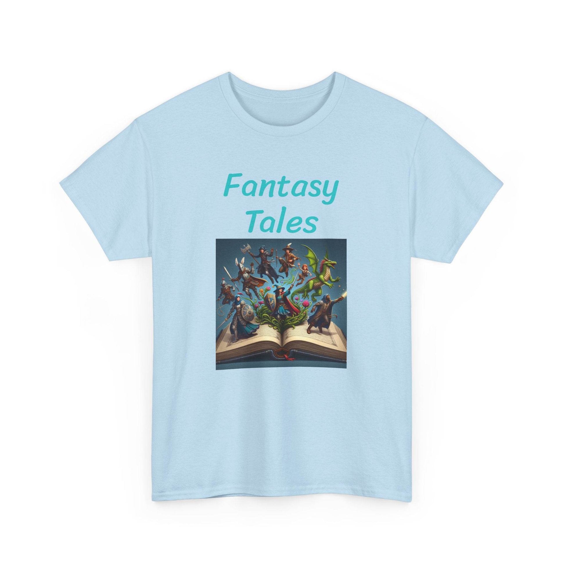 Magic - Graphic Tee - Unisex Heavy Cotton T-Shirt - Fantasy Tales - The Dreamer's Bookshop.