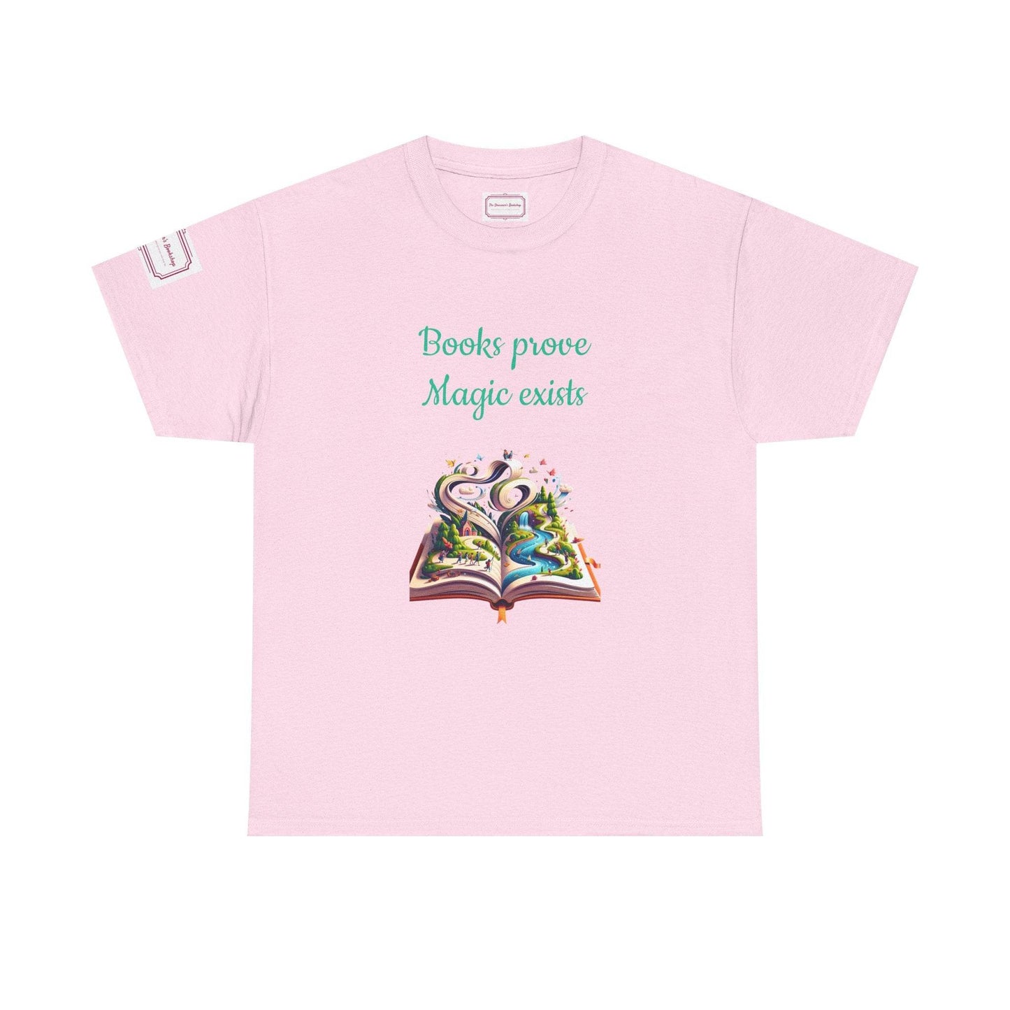Magic exists - Unisex Heavy Cotton Tee - Perfect for Book Lovers - The Dreamer's Bookshop.