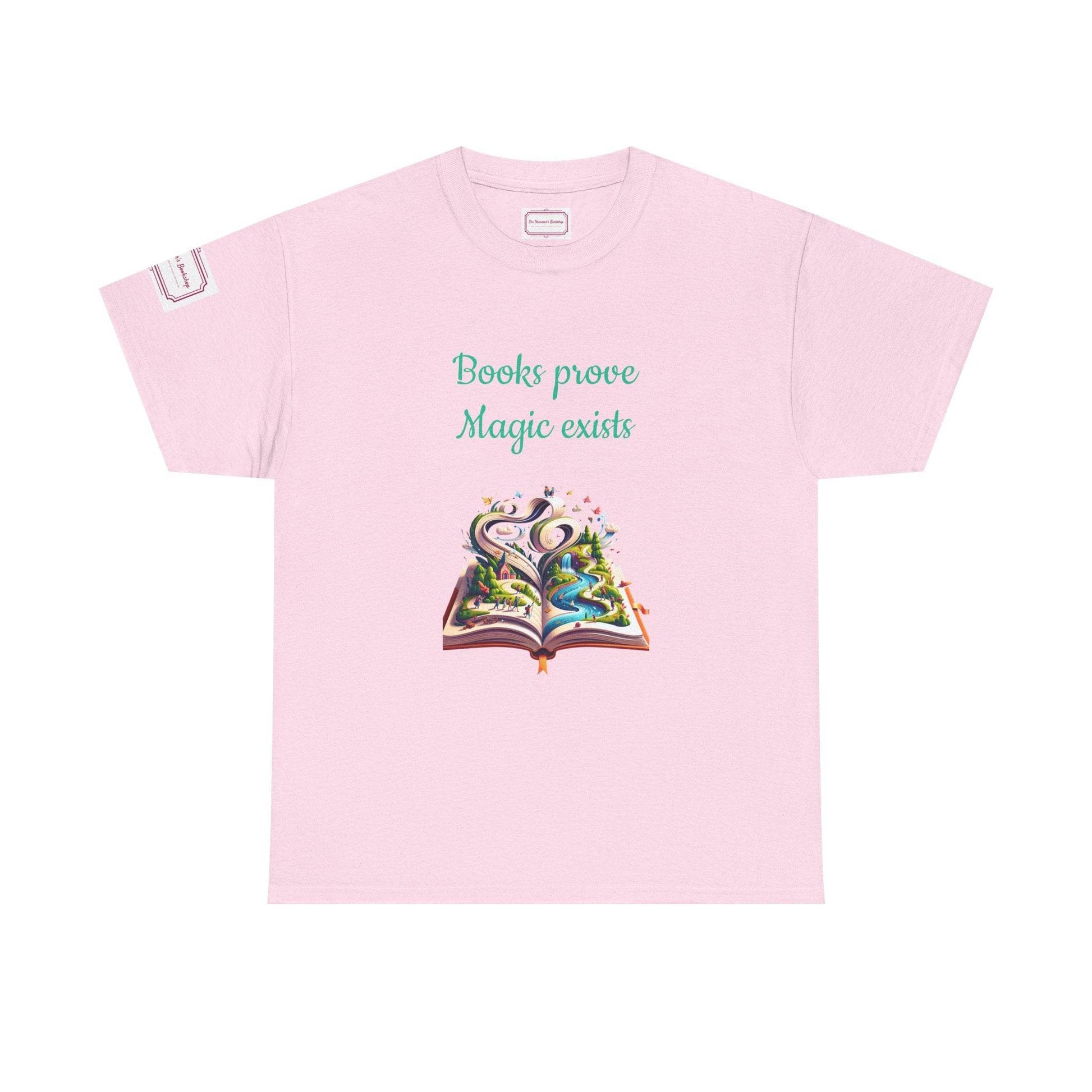 Magic exists - Unisex Heavy Cotton Tee - Perfect for Book Lovers - The Dreamer's Bookshop.