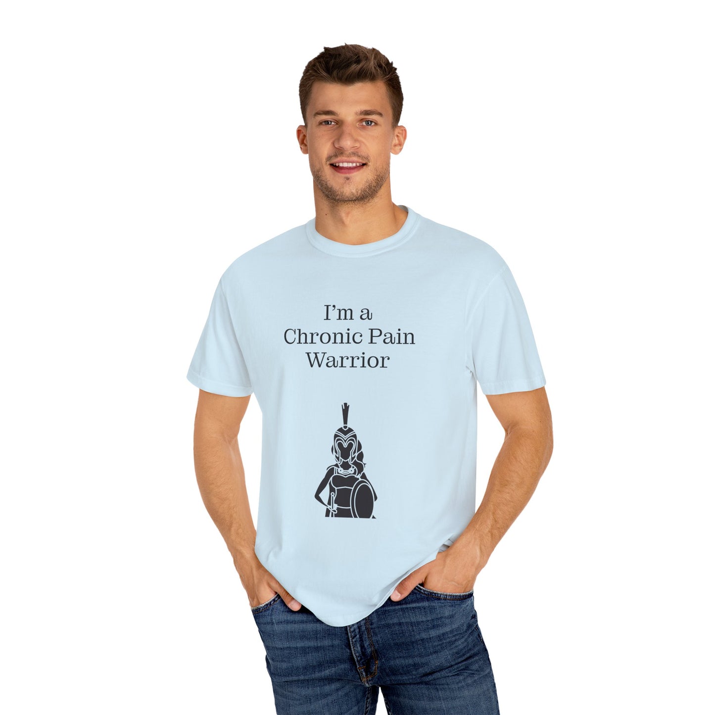 Chronic Pain Warrior Unisex Garment-Dyed T-Shirt - Empowering Supportive Apparel