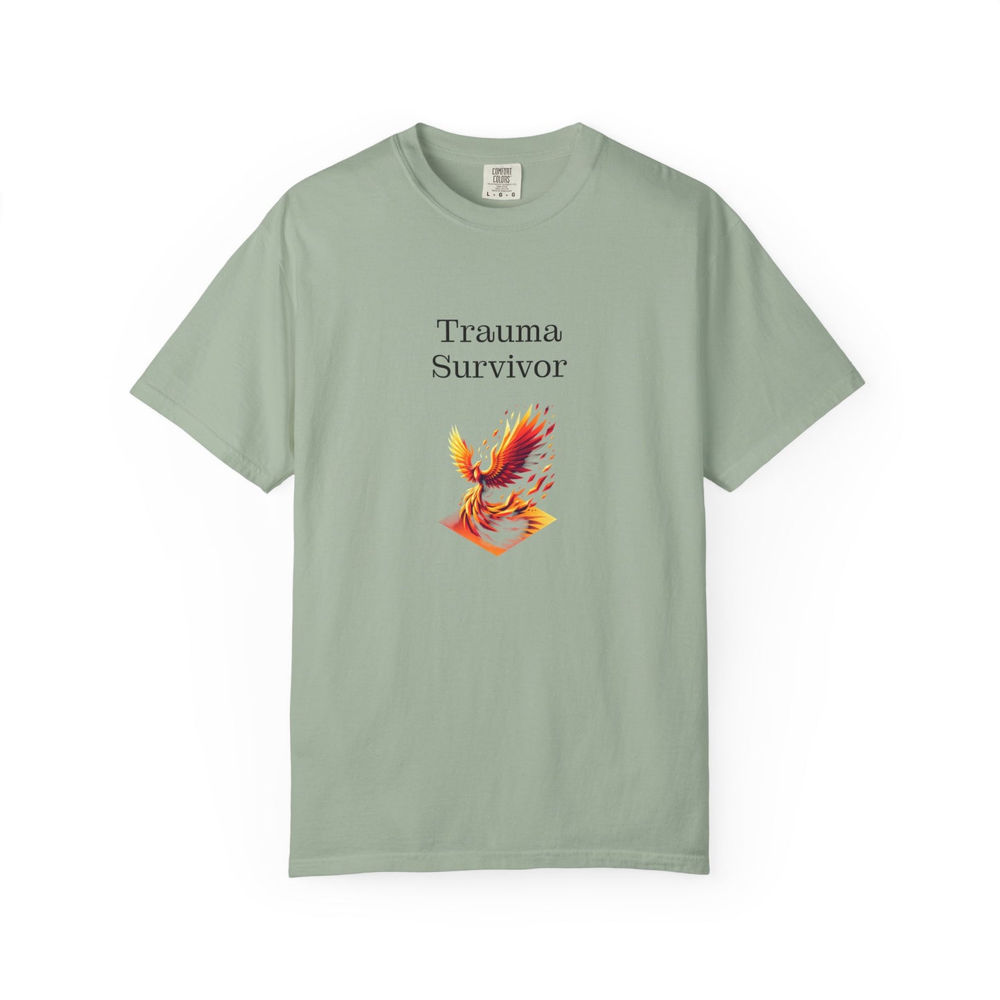 Trauma Survivor Unisex Garment-Dyed T-shirt - Inspirational Motivational Tee