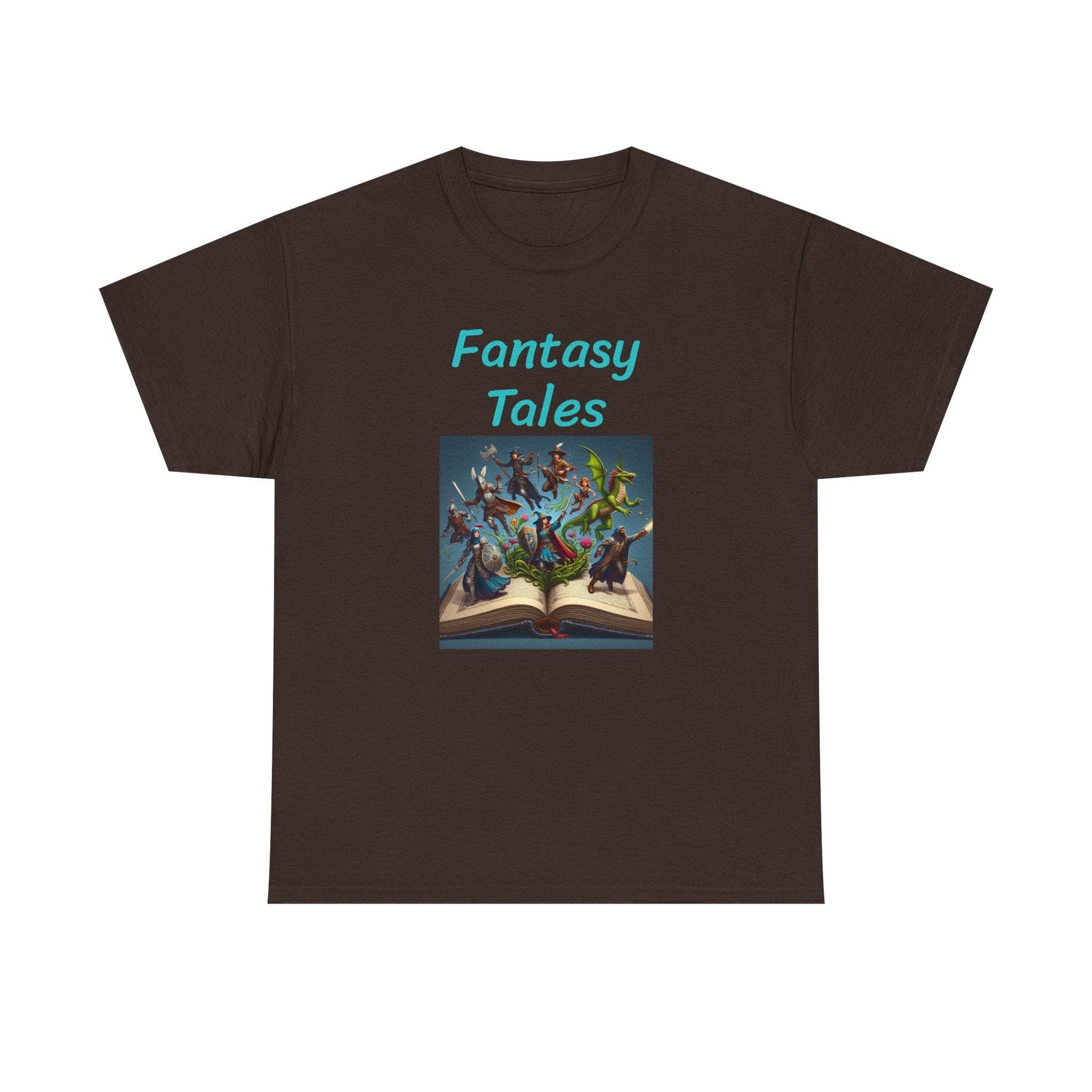 Magic - Graphic Tee - Unisex Heavy Cotton T-Shirt - Fantasy Tales - The Dreamer's Bookshop.
