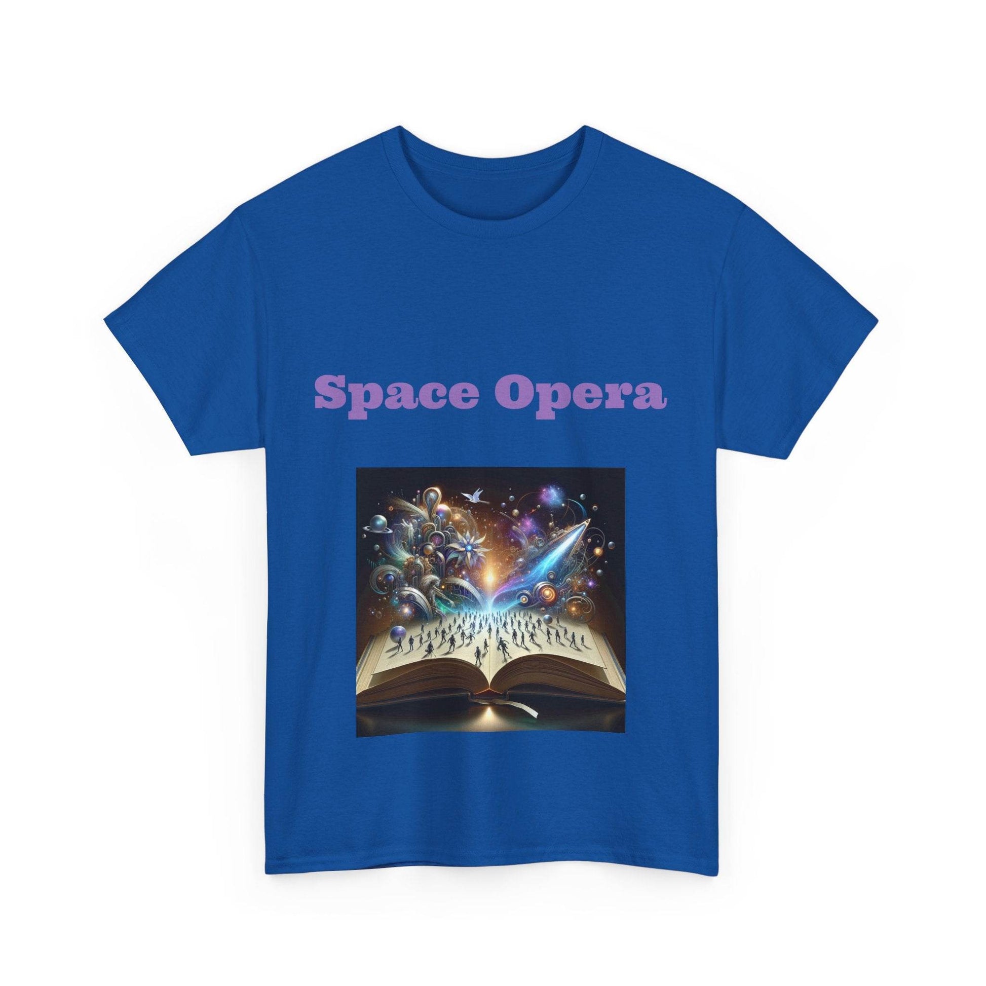 Space Opera - Unisex Heavy Cotton Tee - Sci-Fi Books - The Dreamer's Bookshop.