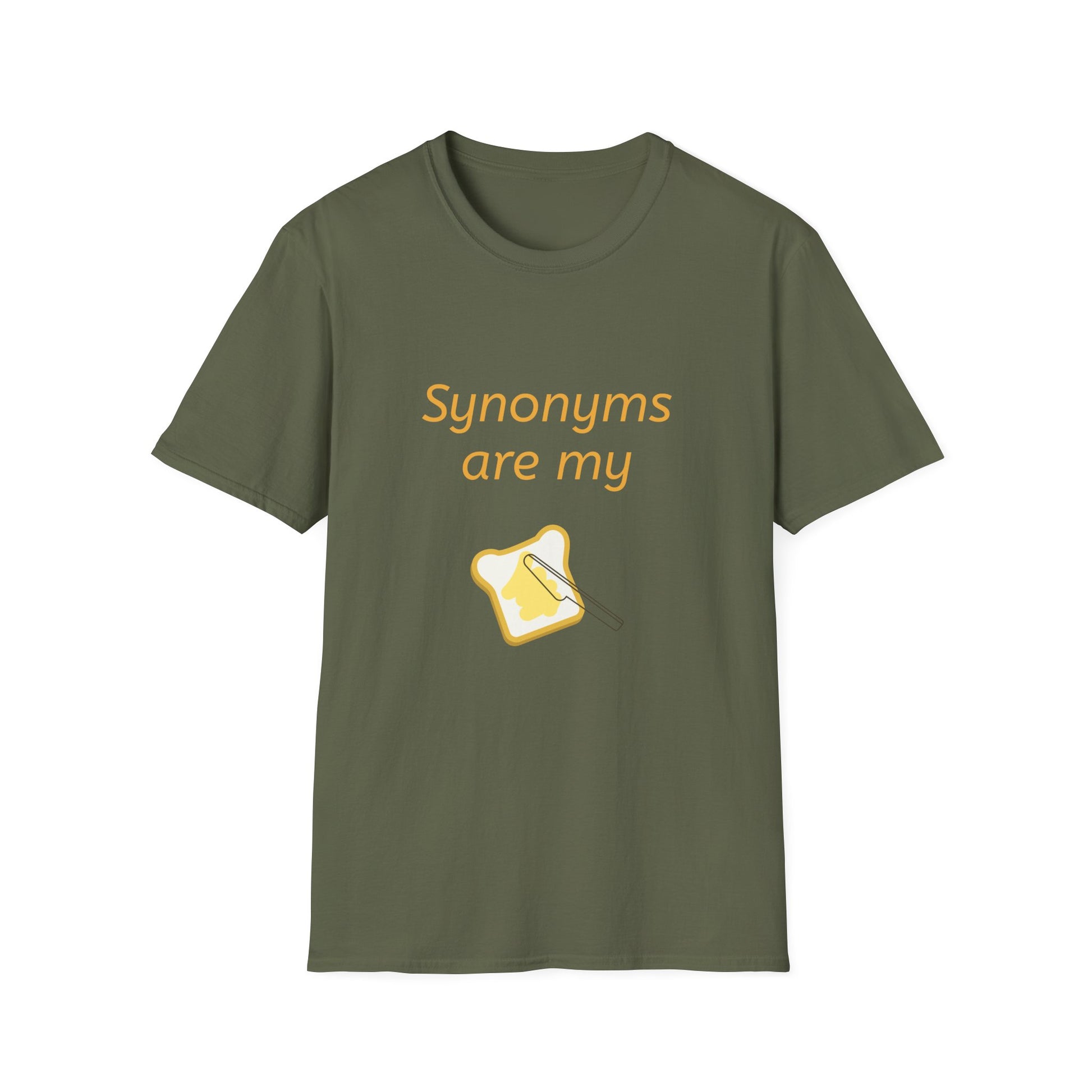 Funny "Synonyms Are My Jam" T-Shirt for Word Lovers - The Dreamer's Bookshop.