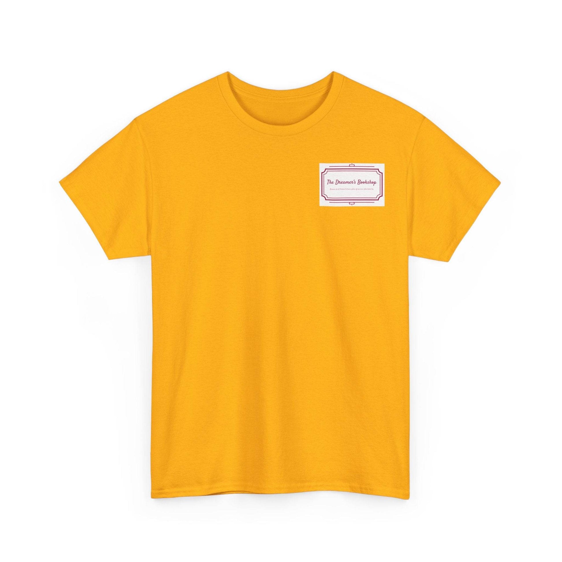 Personalized Unisex Heavy Cotton Tee - Perfect for Casual Days & Gifts - The Dreamer's Bookshop.