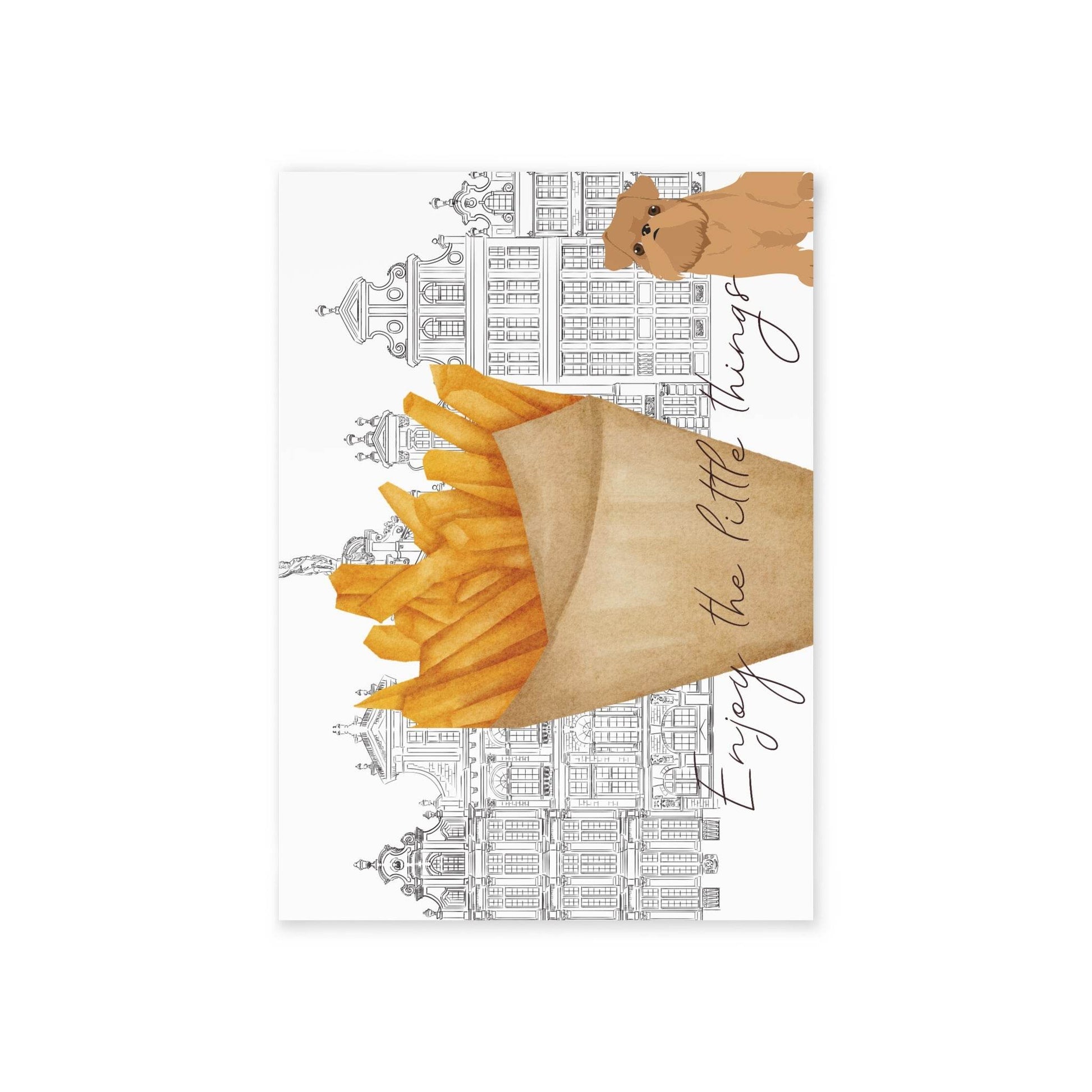 The Dreamer's Bookshop "Belgian Fries" Enjoy the Little Things Card - The Dreamer's Bookshop.