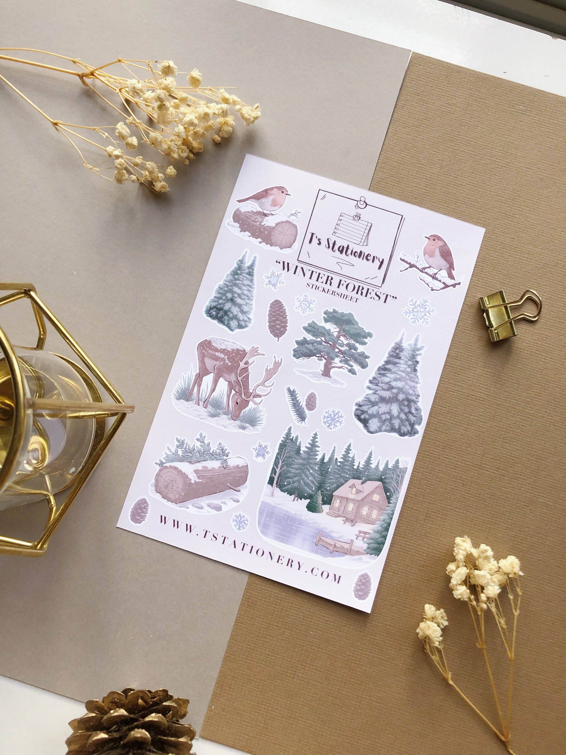 T's Stationery - „Winterbos” - The Dreamer's Bookshop.