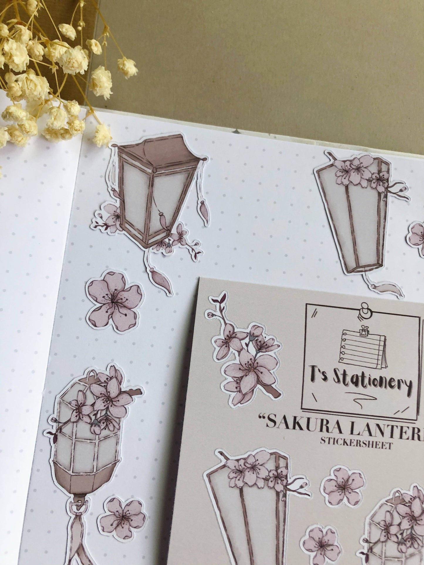 T's Stationery - „Sakura-lantaarns” - The Dreamer's Bookshop.