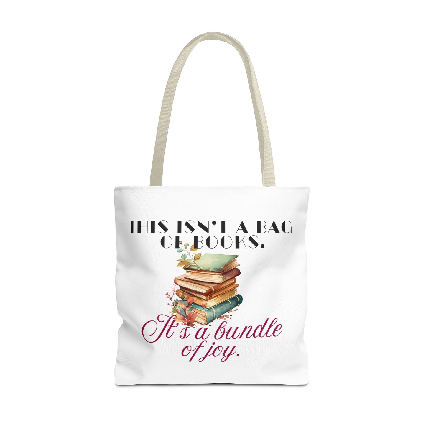 This isn't a Bag of Books - Tote Bag - Cozy Autumn Design