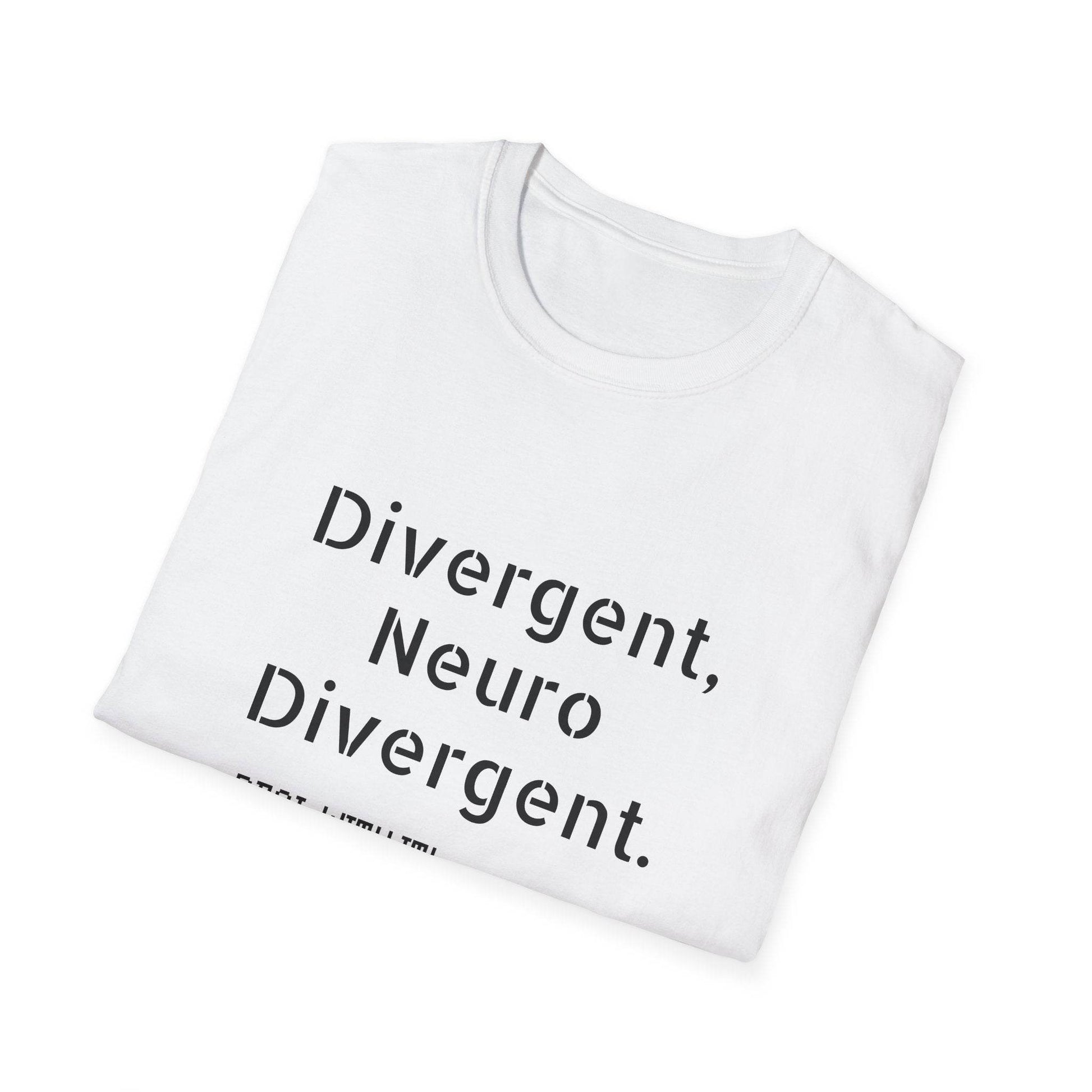 Divergent Neuro Divergent T-Shirt - Unisex Softstyle Tee - The Dreamer's Bookshop.