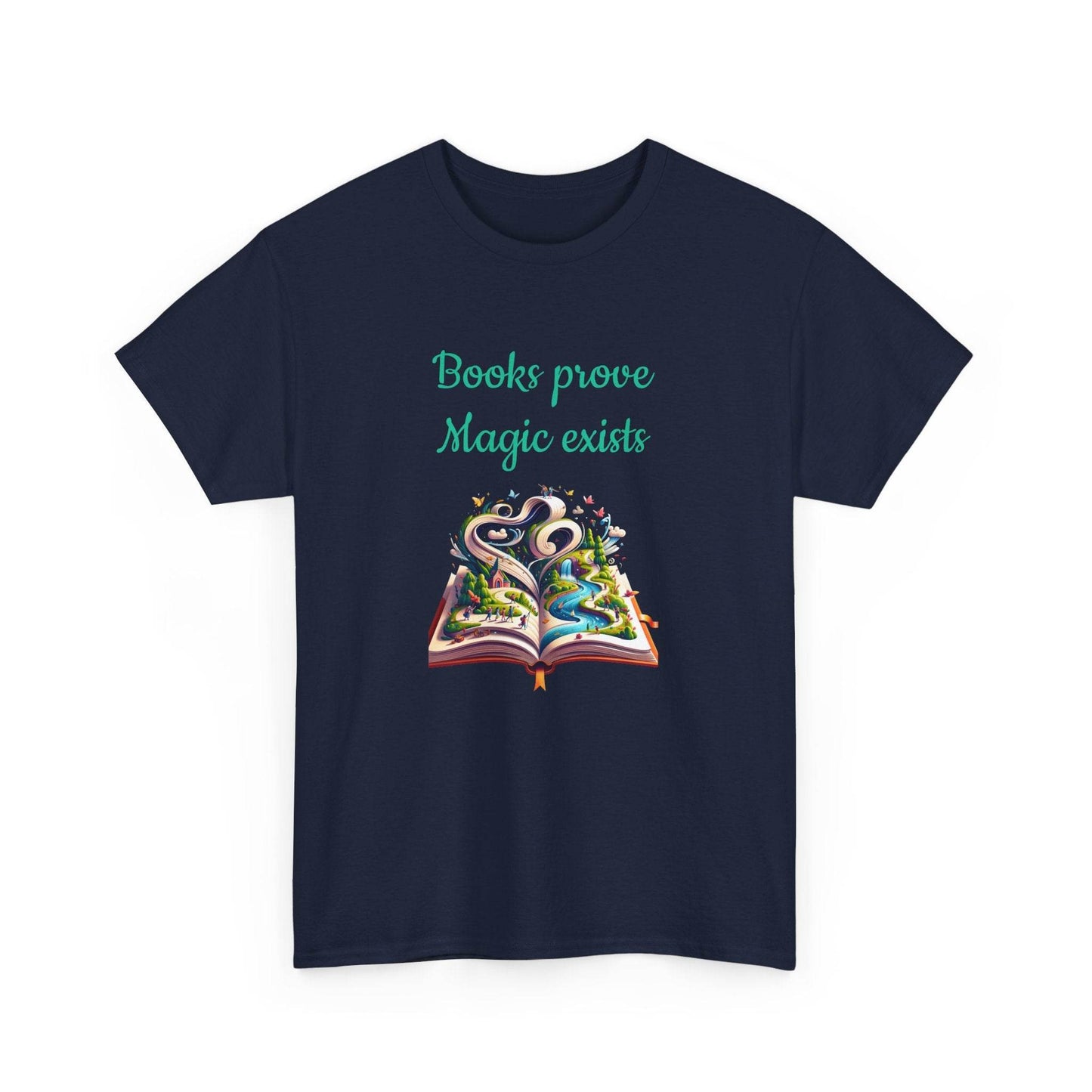 Magic Exists -A Unisex Heavy Cotton Tee - Perfect Gift for Book Lovers - The Dreamer's Bookshop.