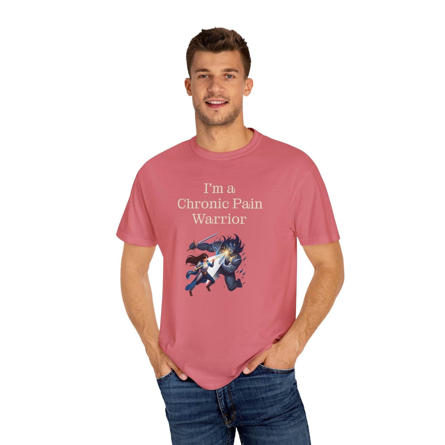 Chronic Pain Warrior Unisex T-Shirt - Empowering Tee for Healthcare Awareness - The Dreamer's Bookshop.