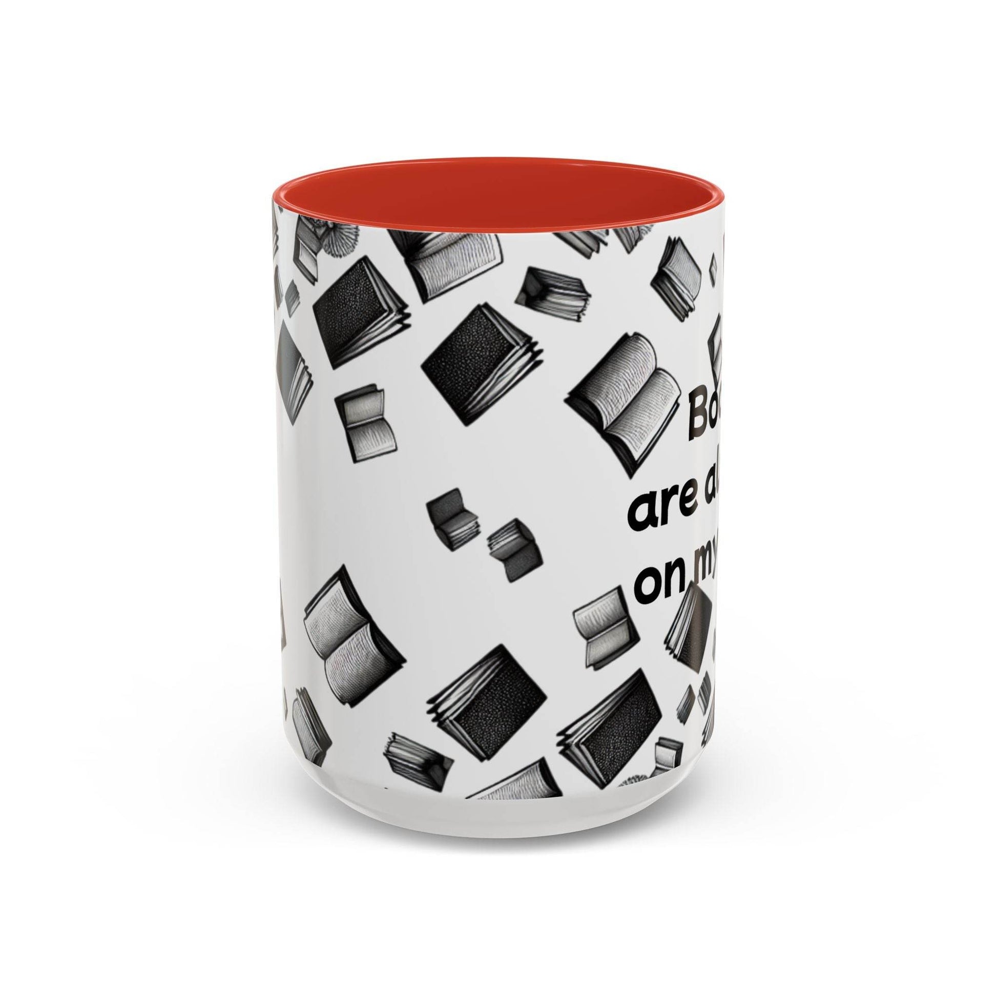 Books on My Mind Accent Coffee Mug - Perfect for Book Lovers - The Dreamer's Bookshop.